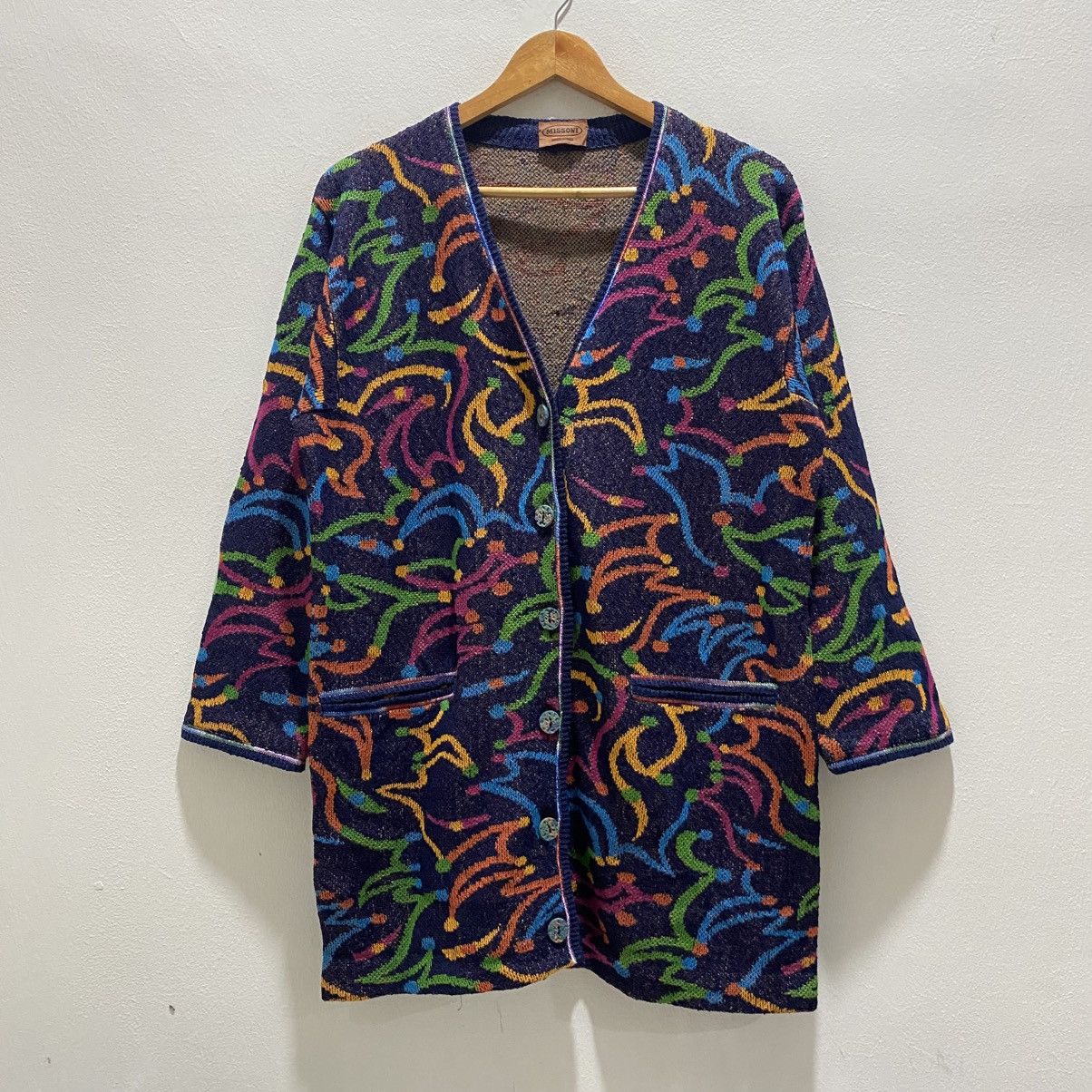 Designer × Missoni Missoni Cardigan Button Ups Size L / US 10 / IT 46 - 1 Thumbnail