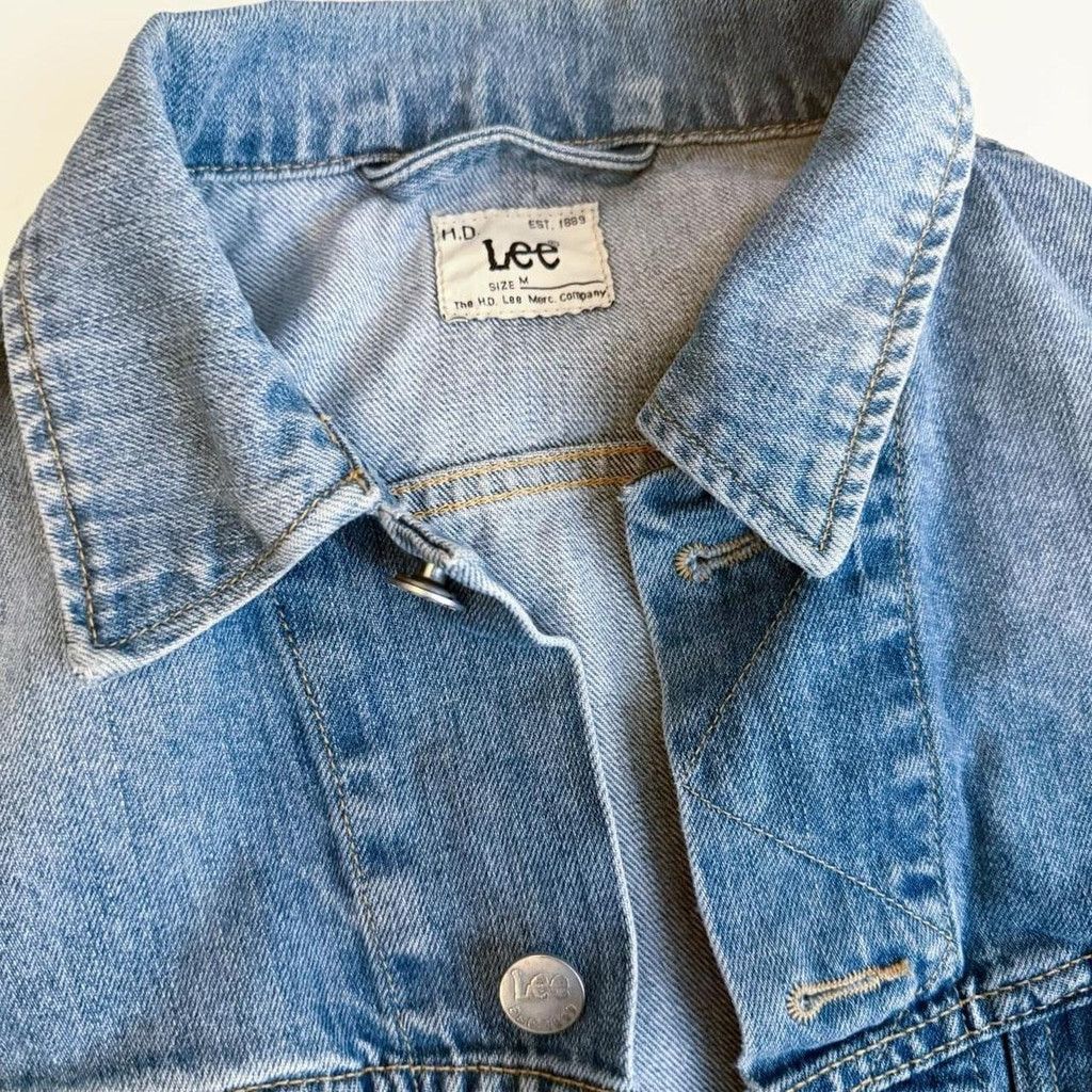 Lee Vintage Lee Rider Denim Trucker Jacket Women's Medium Size M / US 6-8 / IT 42-44 - 3 Thumbnail