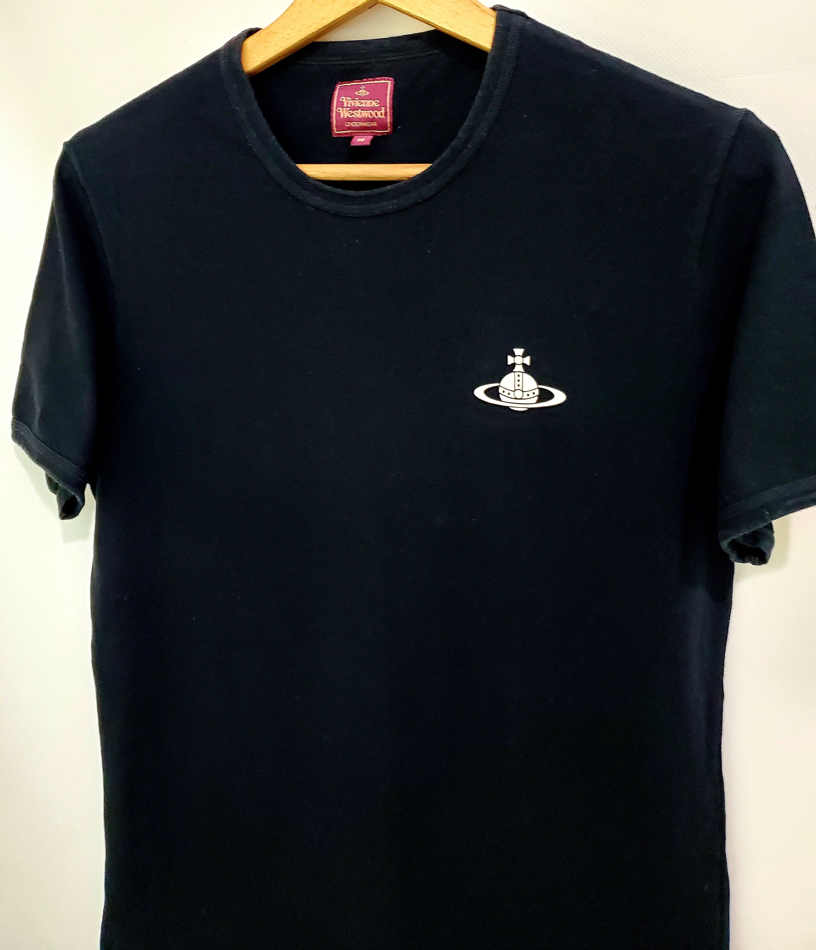 Vivienne Westwood Vivienne Westwood Black Mens Tee big logo t-shirt size M Size US M / EU 48-50 / 2 - 2 Thumbnail