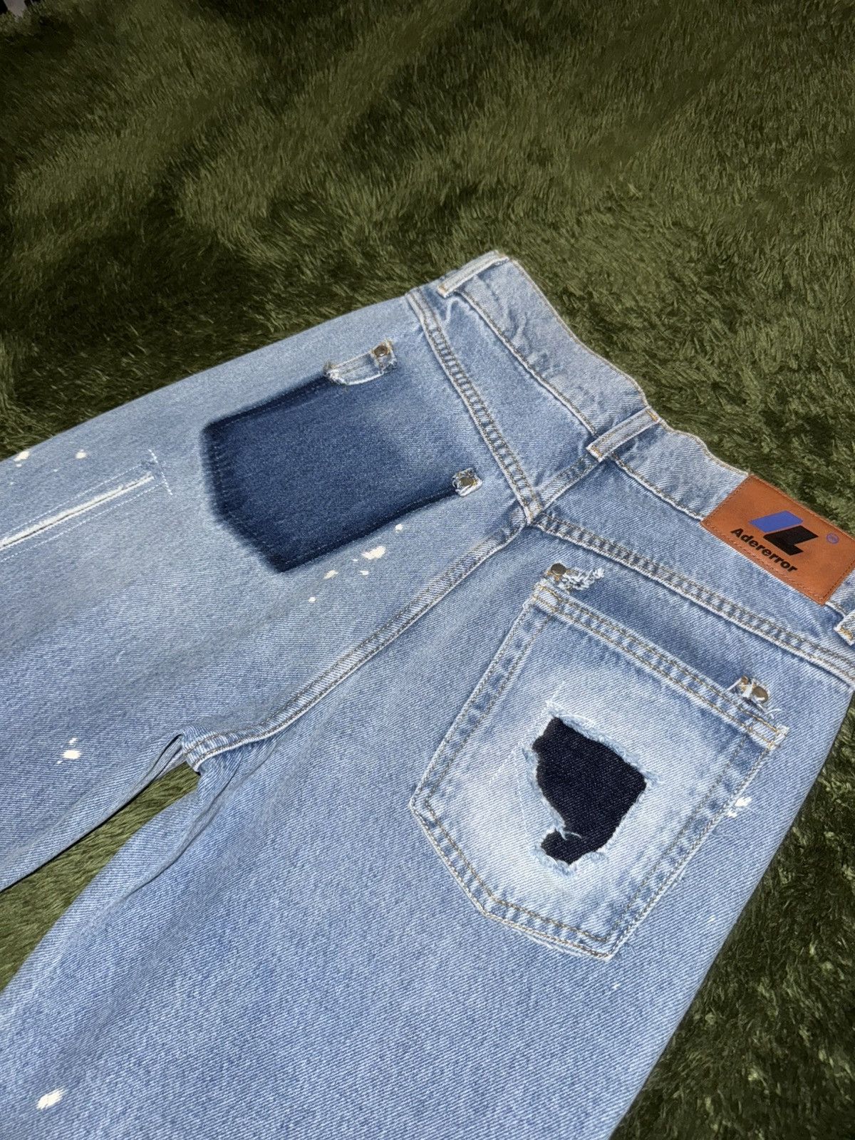 Ader Error × Zara [EU34] ZARA X ADER ERROR Patchwork Jeans Blue Indigo Size US 30 / EU 46 - 9 Thumbnail