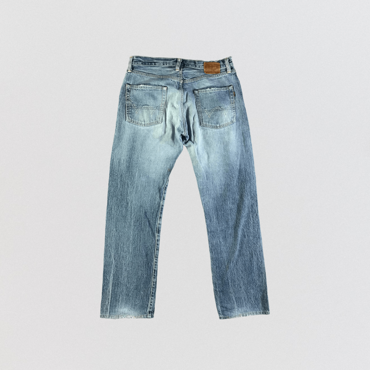 Edwin Vintage Blue Wash Edwin 505 Selvedge Jeans-JM3616 Size US 34 / EU 50 - 2 Thumbnail
