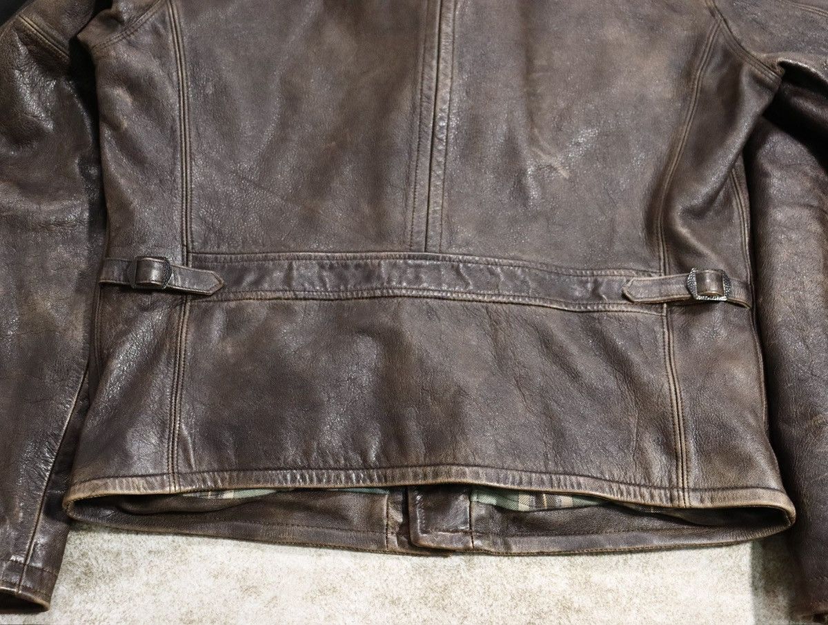 Ralph Lauren Double RL/RRL 24ss Leather Moto Jacket，size M Size US M / EU 48-50 / 2 - 8 Thumbnail