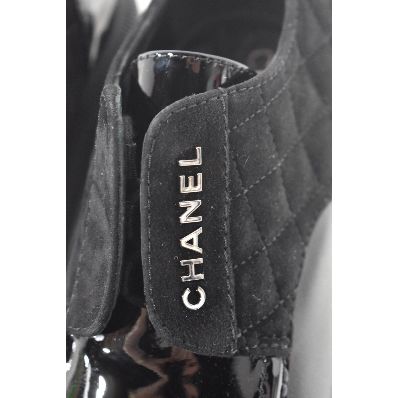 Chanel 21B Leather CC Logo Platform Lace Up Creeper Flat Loafer 41 Size US 11 / IT 41 - 7 Thumbnail