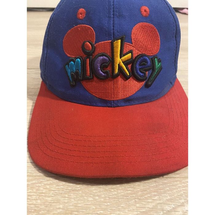 Disney Vintage Disney Mickey Mouse Spellout Snapback Hat Cap Adult ...