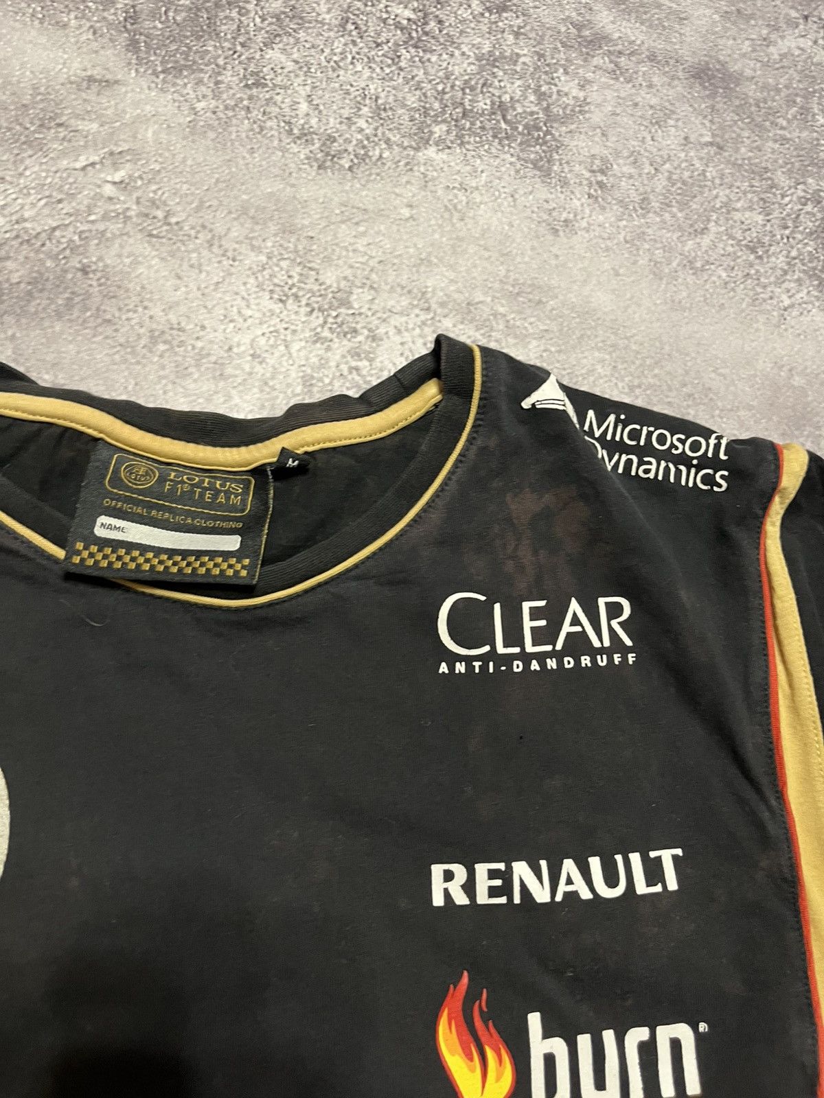 Formula 1 Lotus F1 team Romain Grosjean USED tee shirt Size US M / EU 48-50 / 2 - 6 Thumbnail