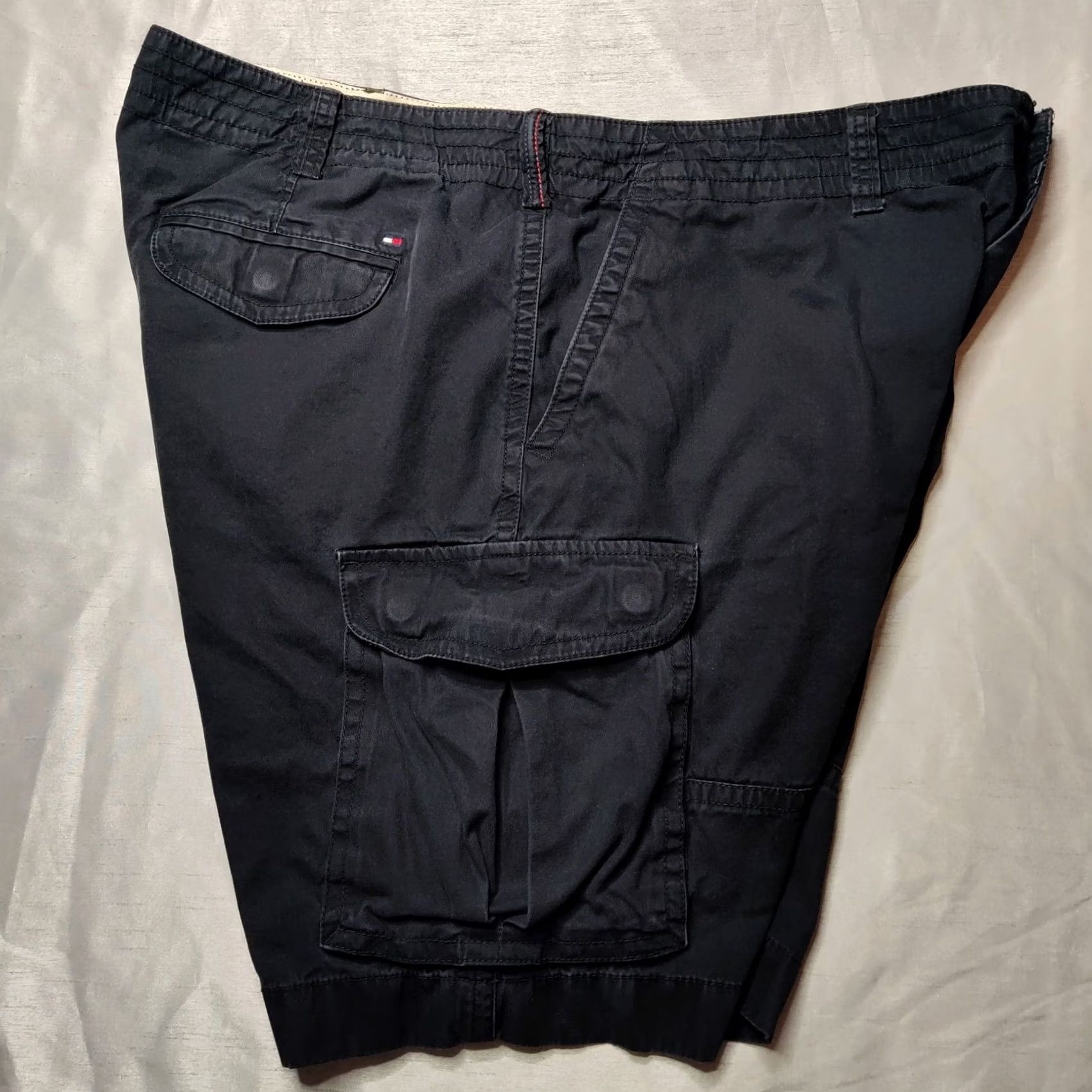 Tommy Hilfiger TOMMY HILFIGER Cargo Shorts Black Cotton 10" Heavyweight Men 42 Size US 42 / EU 58 - 3 Thumbnail
