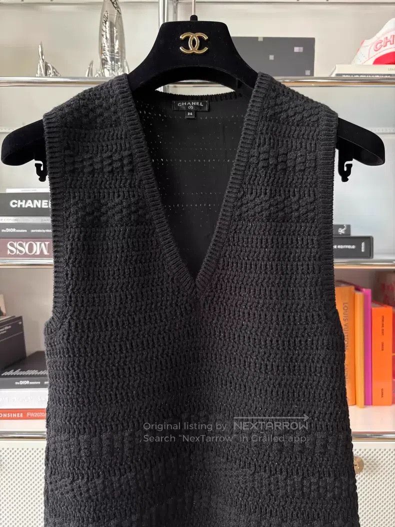 Chanel Chanel 21B Black Knitted Double C Sequin Buckle Fine Flash Size XXS / US 00 / IT 34 - 2 Thumbnail