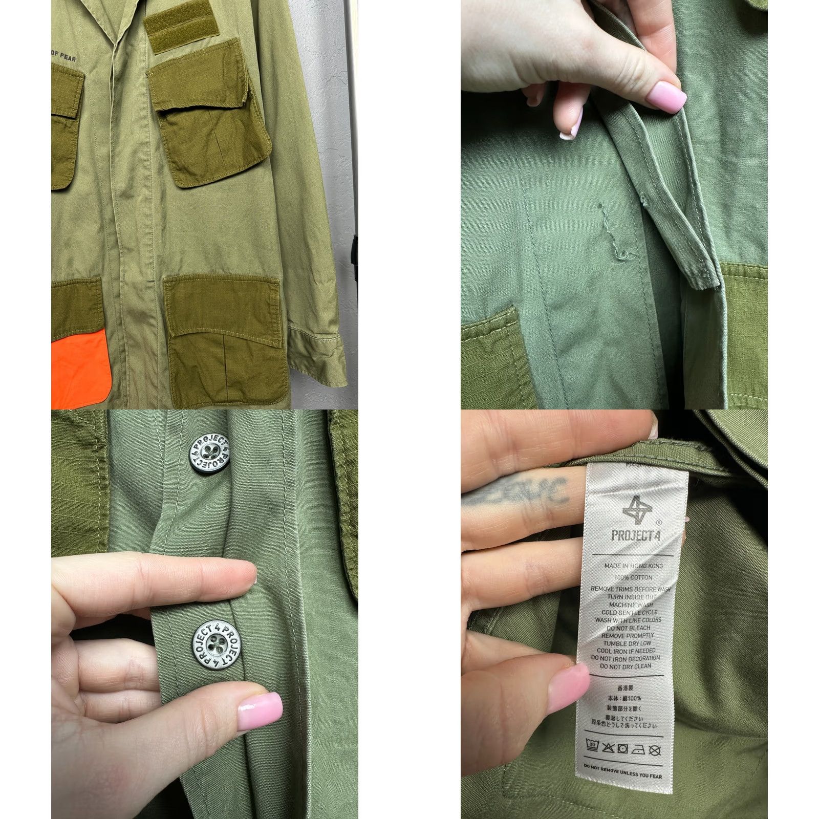 Y/Project Project 4 Mens Combat Jacket Main Selling Point Windbreaker XS- Size US M / EU 48-50 / 2 - 8 Thumbnail