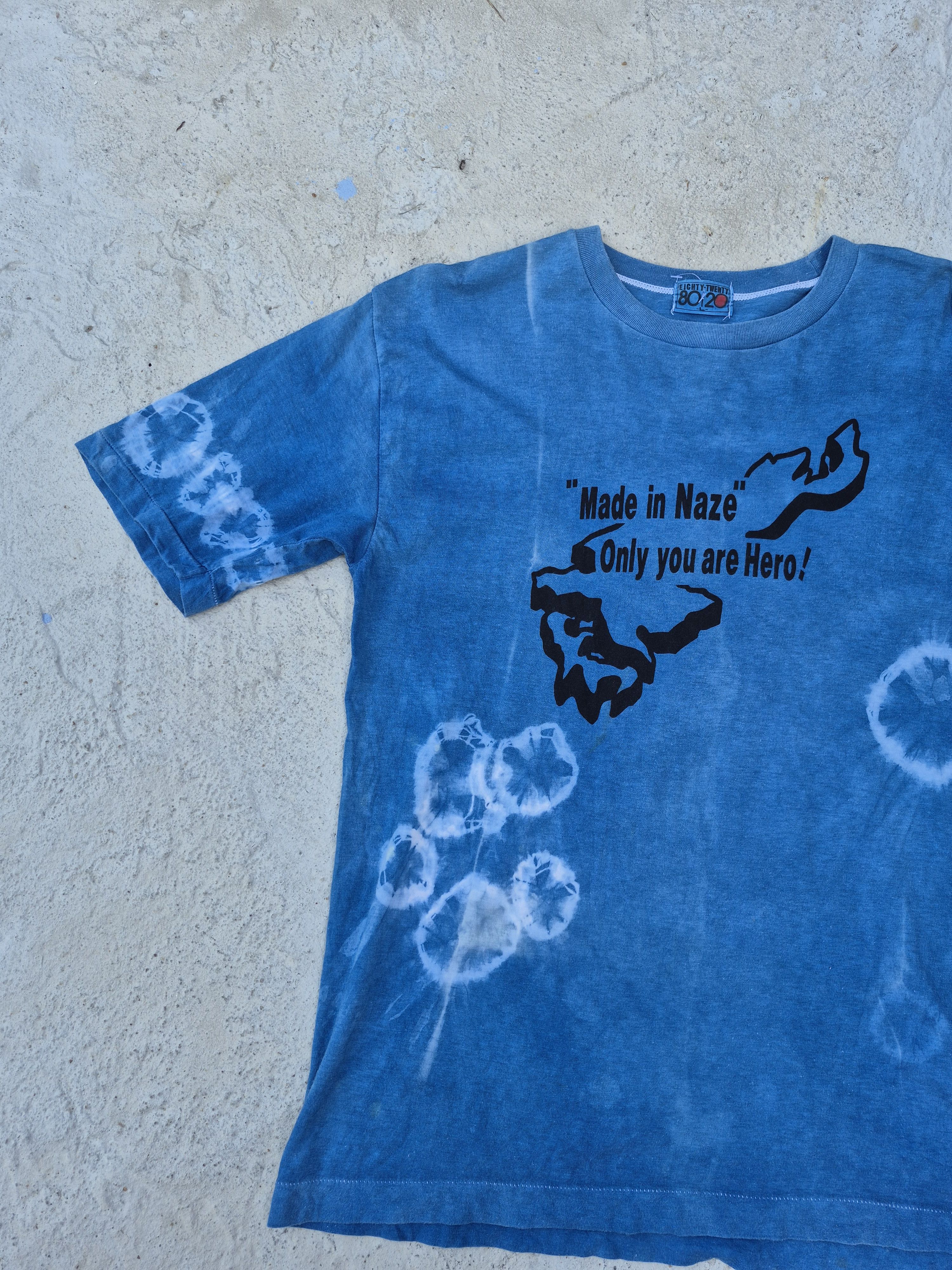 Vintage 🔥 Vintage Naze Hero Tie Dye Tee Size US M / EU 48-50 / 2 - 3 Thumbnail
