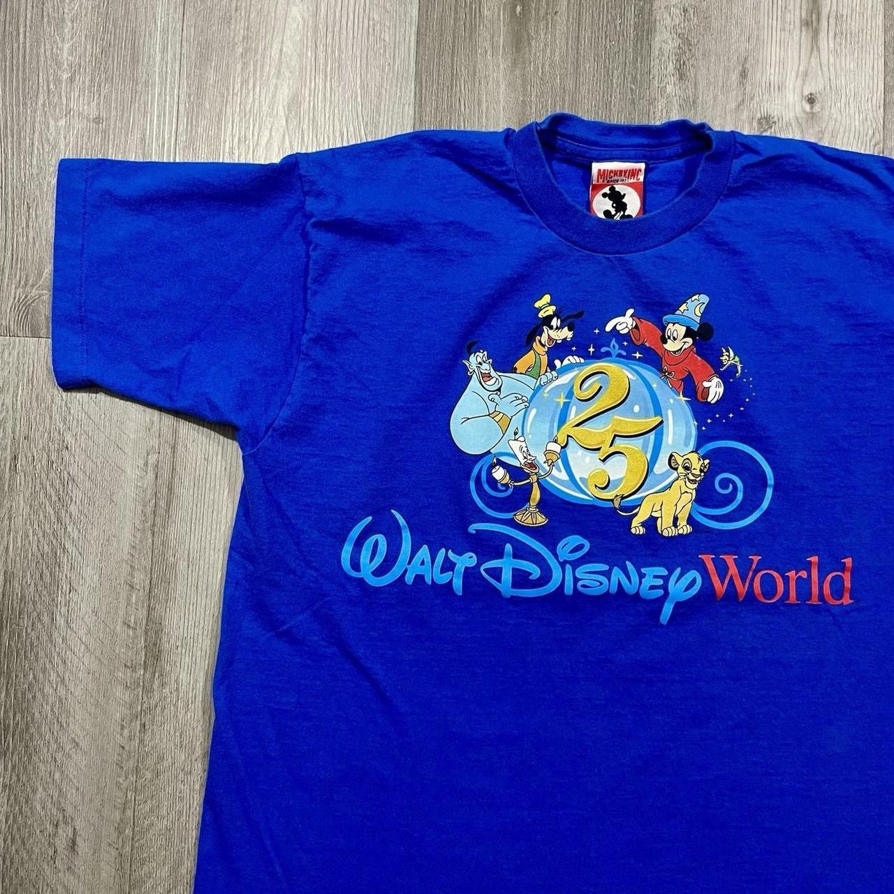 Disney × Mickey Inc × Vintage Vintage 1997 Walt Disney 25th Anniversary Exclusive Tshirt Size US XL / EU 56 / 4 - 2 Thumbnail