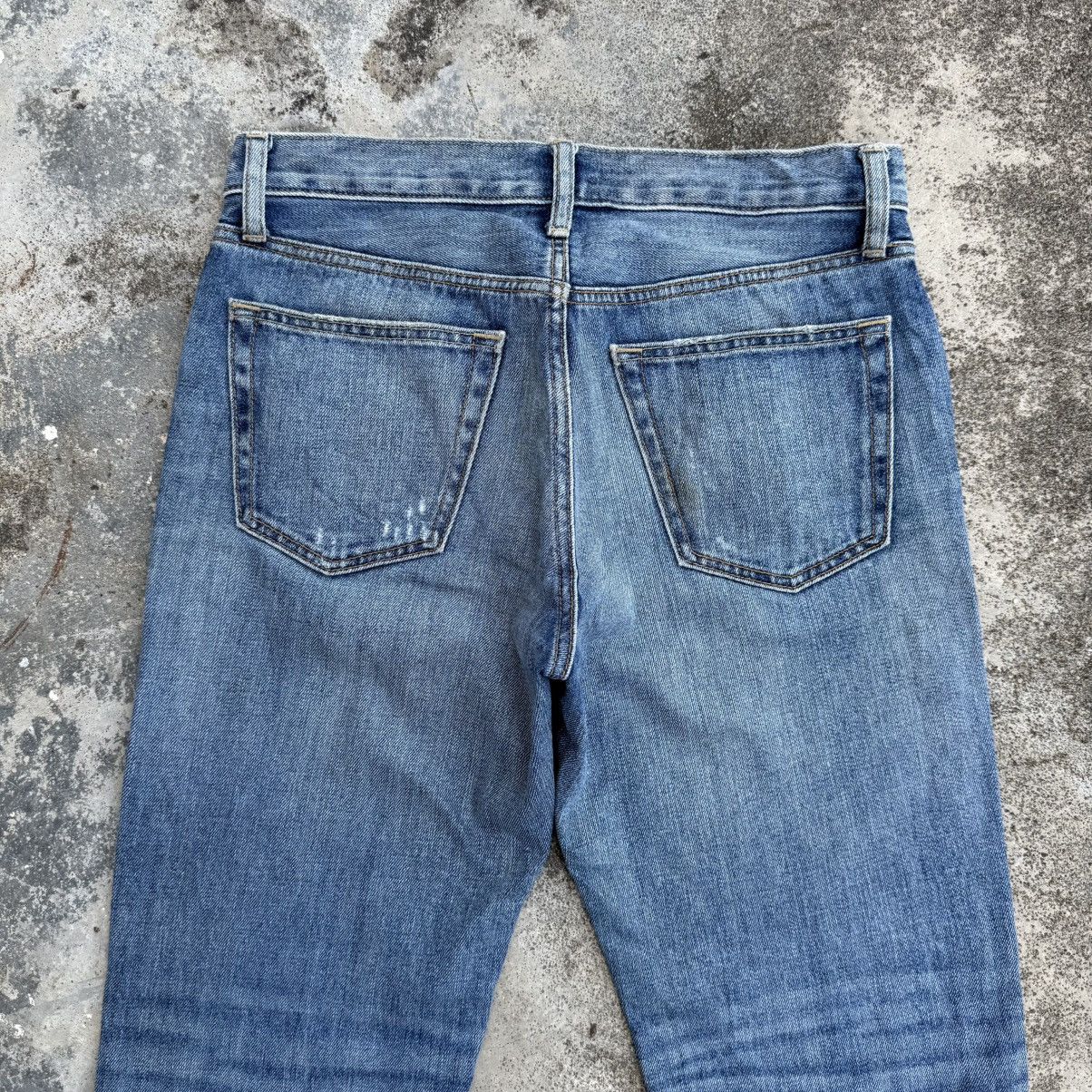 Japanese Brand VINTAGE JAPANESE FADED RIPPED JEAN DENIM PANTS Size US 31 - 8 Thumbnail