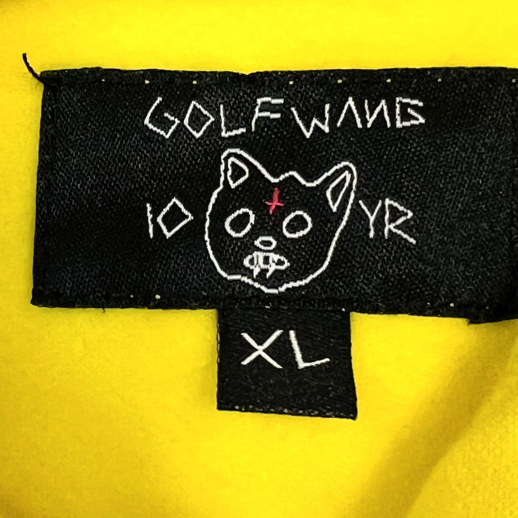 Golf Wang Golf Wang Hoodie Mens XL Yellow The Great Cat Flog Gnaw Pullover 10YR Streetwear Size US XL / EU 56 / 4 - 4 Thumbnail