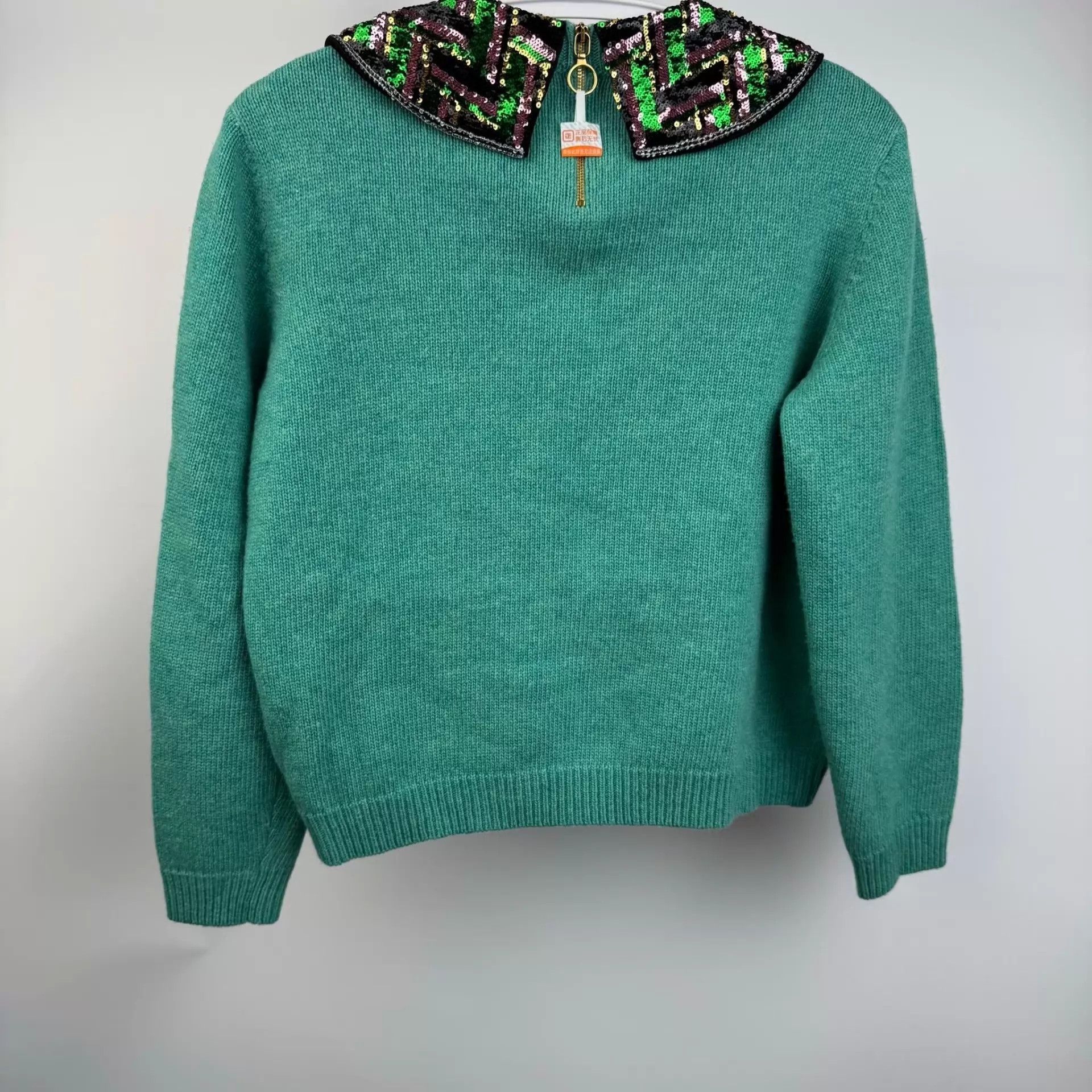 Gucci Gucci Green Wool Sweater Size S / US 4 / IT 40 - 2 Thumbnail