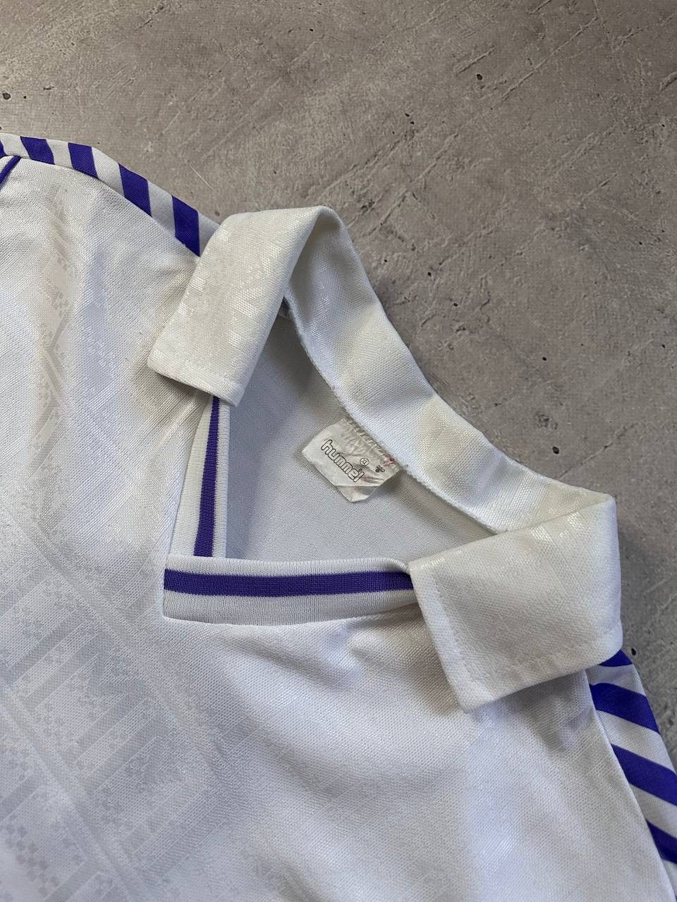 Hummel Real Madrid Hummel Parmalat #9 Santillana Jersey 1989-90 XL Size US XL / EU 56 / 4 - 12 Thumbnail