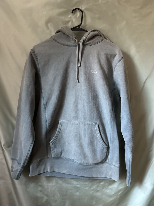 Supreme light blue discount hoodie