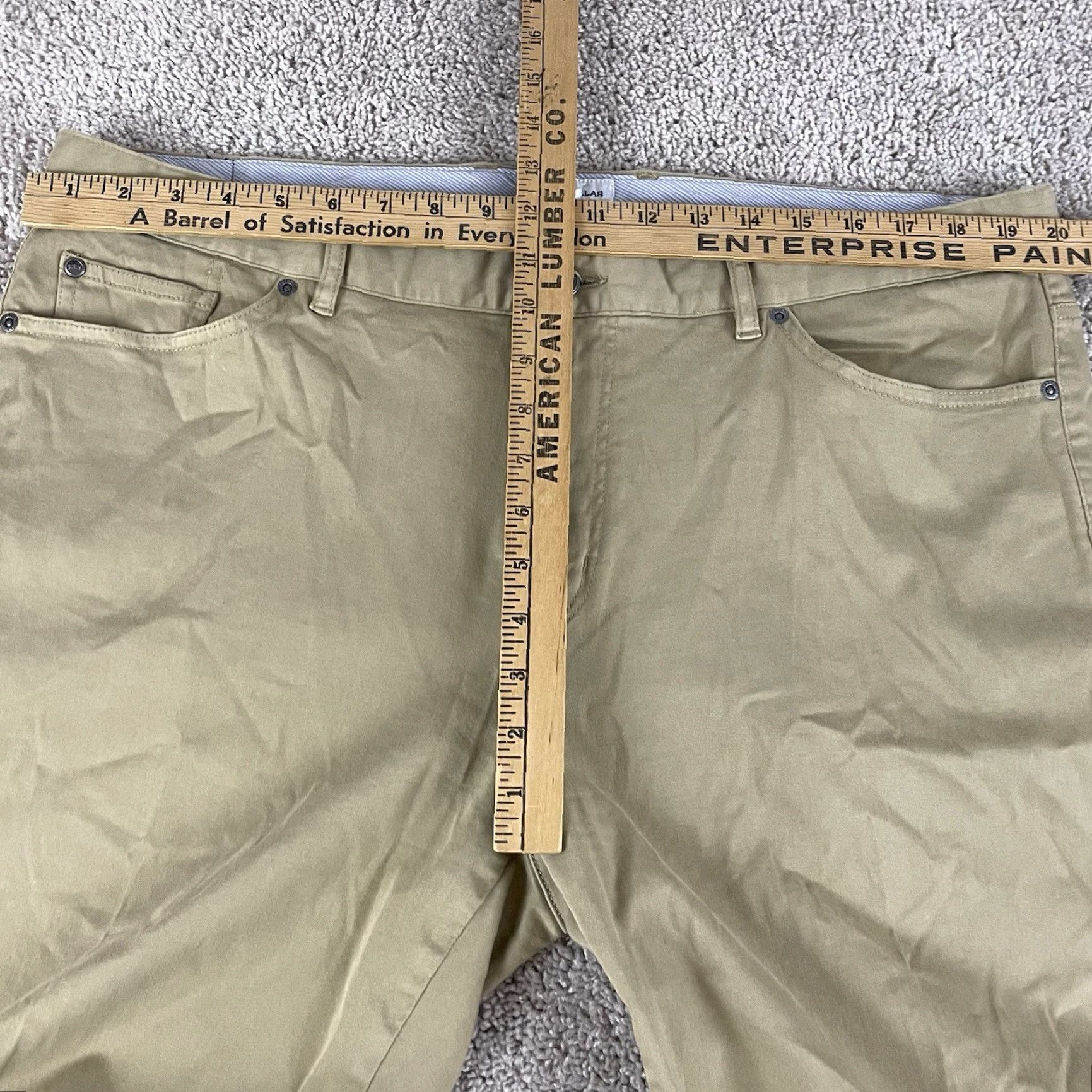 Peter Millar VINTAGE Peter Millar Pants 40x33 Sateen 5-Pocket Khaki Stretch Everyday T238 Size US 40 / EU 56 - 5 Thumbnail