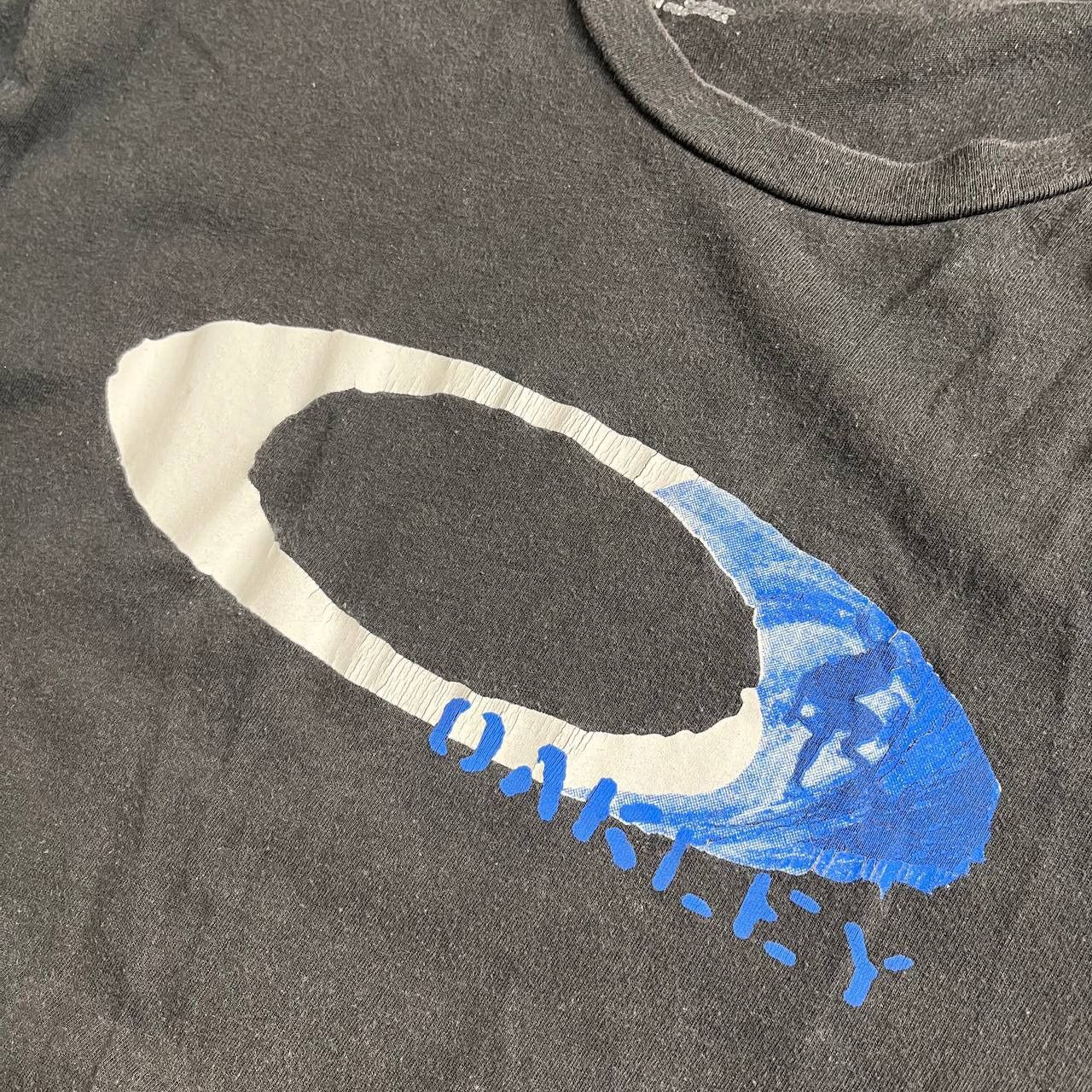 Oakley × Vintage Vintage Oakley Big Logo Y2K T-Shirt Size US L / EU 52-54 / 3 - 4 Thumbnail
