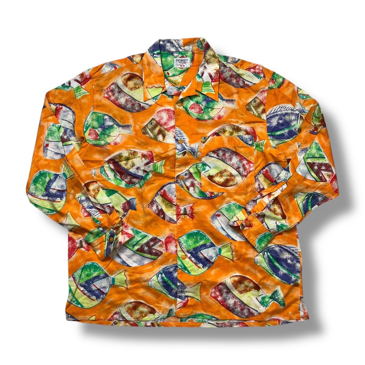Fiorucci fiorucci loop collar hawaiian style issey miyake yohji Size US M / EU 48-50 / 2 - 2 Thumbnail