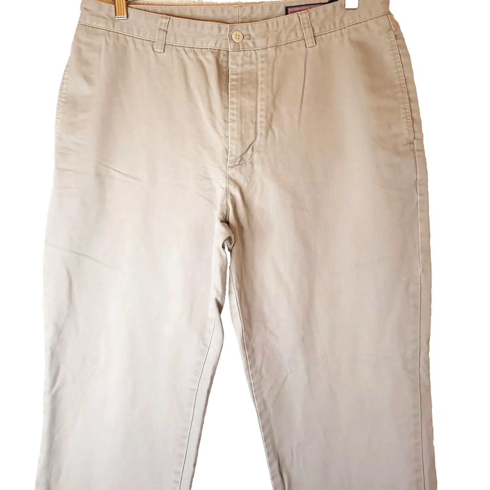 Vineyard Vines Vineyard Vines Club Pant Mens Beige Khaki Chino Classic Fit Pants Size 34X30 Size US 34 / EU 50 - 2 Thumbnail