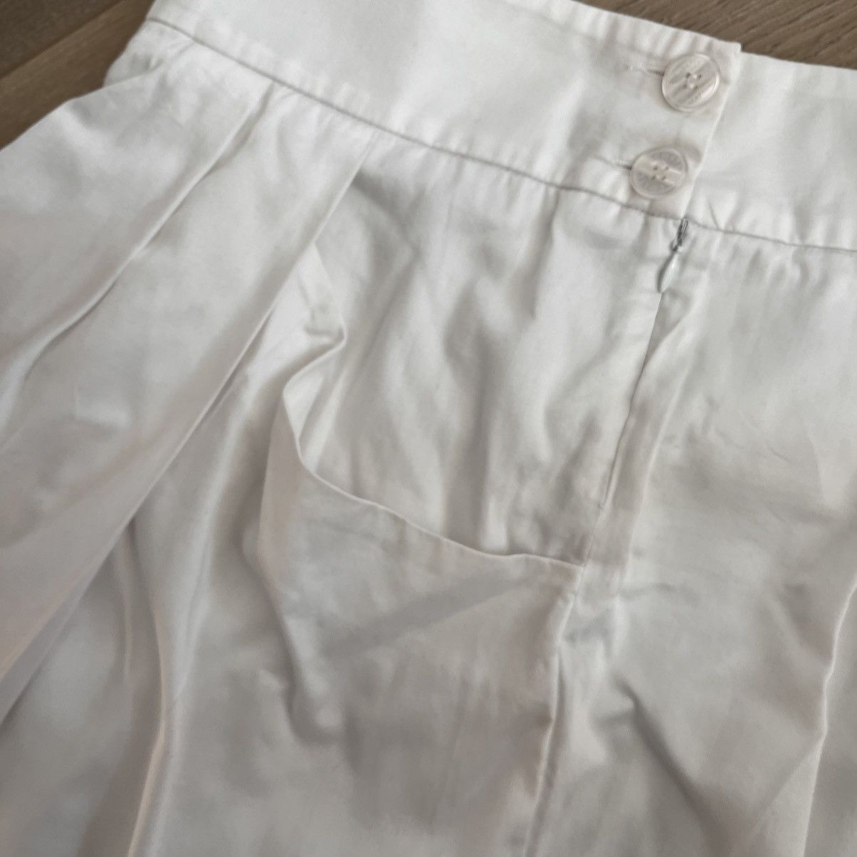Lacoste Lacoste White Vintage Tennis Skirt Size 28" / US 6 / IT 42 - 3 Thumbnail