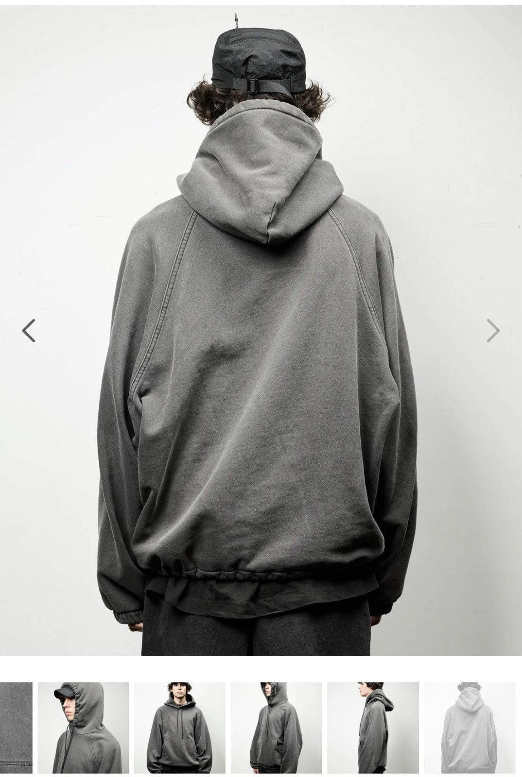 jacov Jacov Oversized Raglan Hoodie SIZE M Size US M / EU 48-50 / 2 - 13 Thumbnail