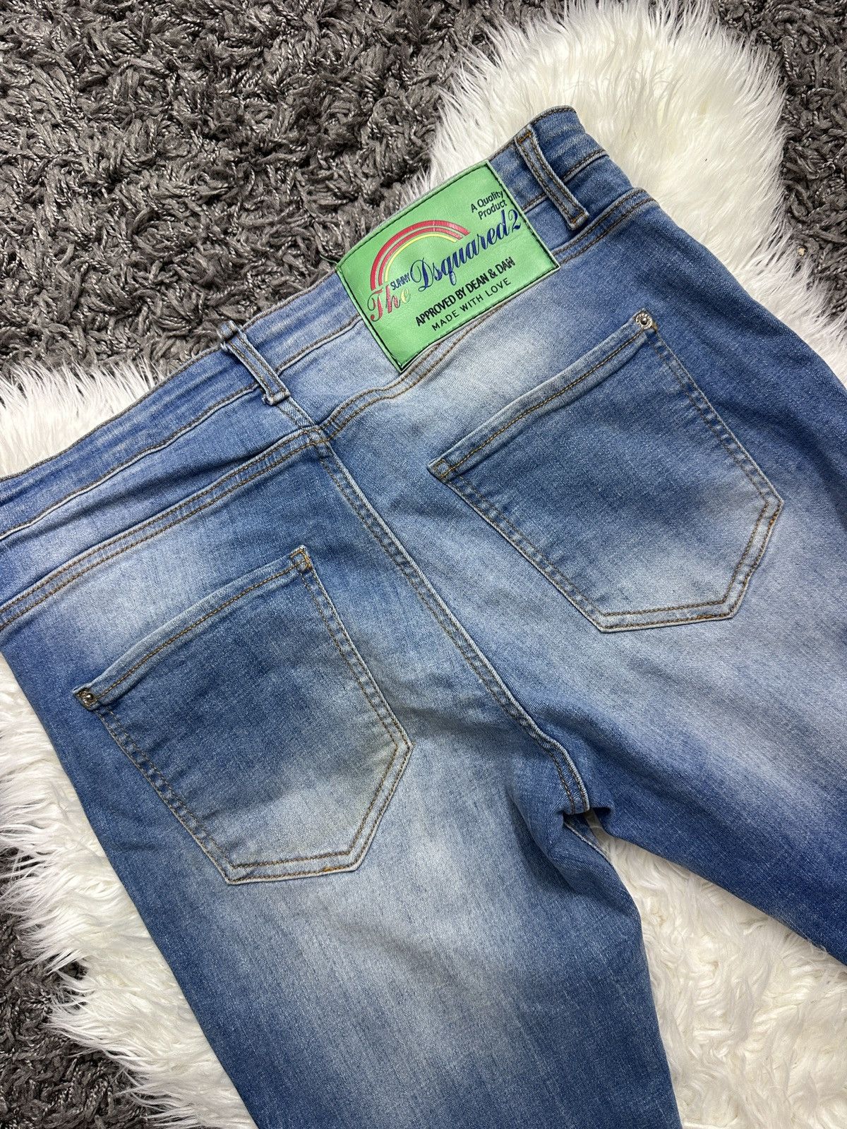 Dsquared2 Dsquared2 jeans APPROVED BY DEAN & DAN MADE WITH LOVE Size 30" / US 8 / IT 44 - 6 Thumbnail
