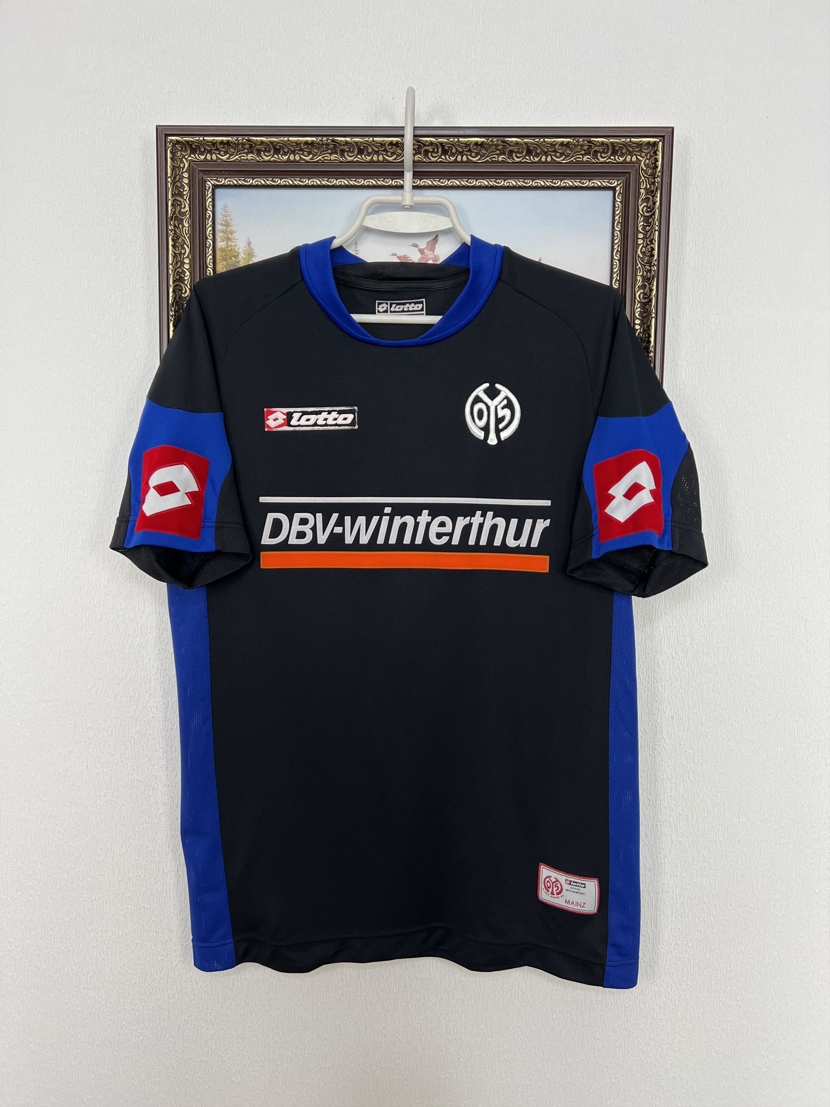 Lotto Sport FSV Mainz 05 Third football shirt 2007 Soccer Lotto Mens Size US M / EU 48-50 / 2 - 1 Thumbnail