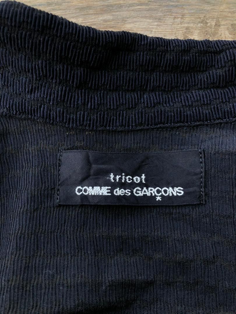 Comme des Garcons × Japanese Brand × Tricot Comme des Garcons Vintage Tricot Comme Des Garcons Tweed Cropped Jacket Size S / US 4 / IT 40 - 4 Thumbnail