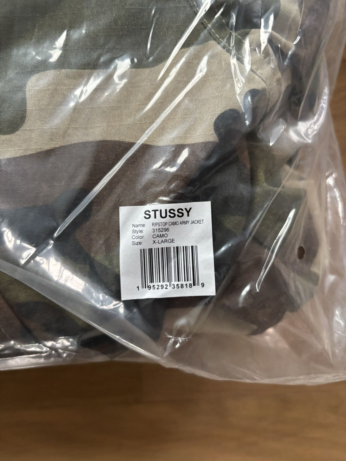 DENIM TEARS × Stussy Denim Tears Stussy Ripstop Camouflage Army Jacket Camouflage Size US XL / EU 56 / 4 - 6 Thumbnail
