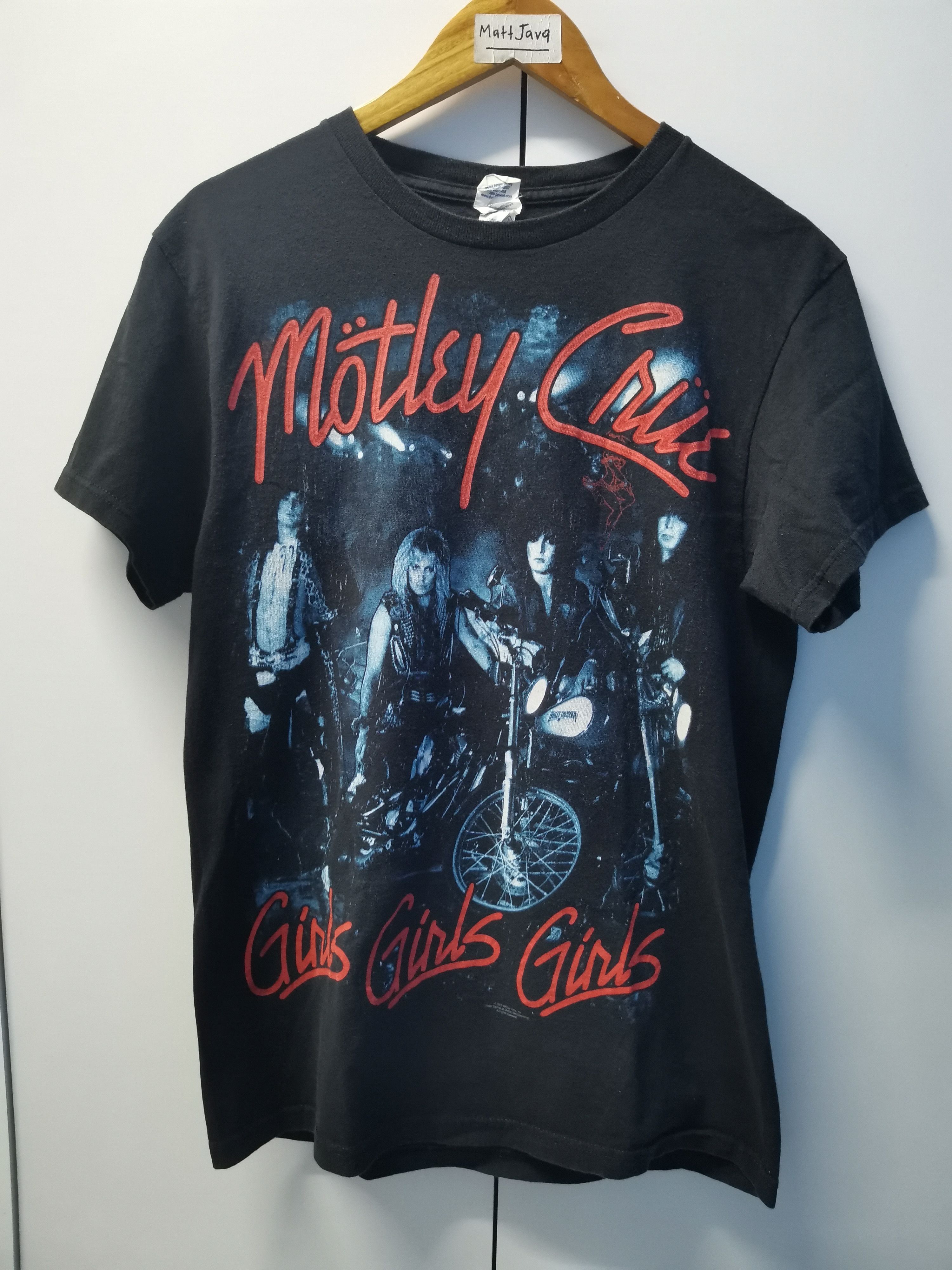 Band Tees Motley Crue Girls Girls Girls Rock Band Tee Big Print Size US M / EU 48-50 / 2 - 2 Thumbnail