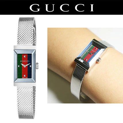 Gucci oc11z0126 Unisex Size: OS G-Frame Watch In Silver Size ONE SIZE - 8 Thumbnail