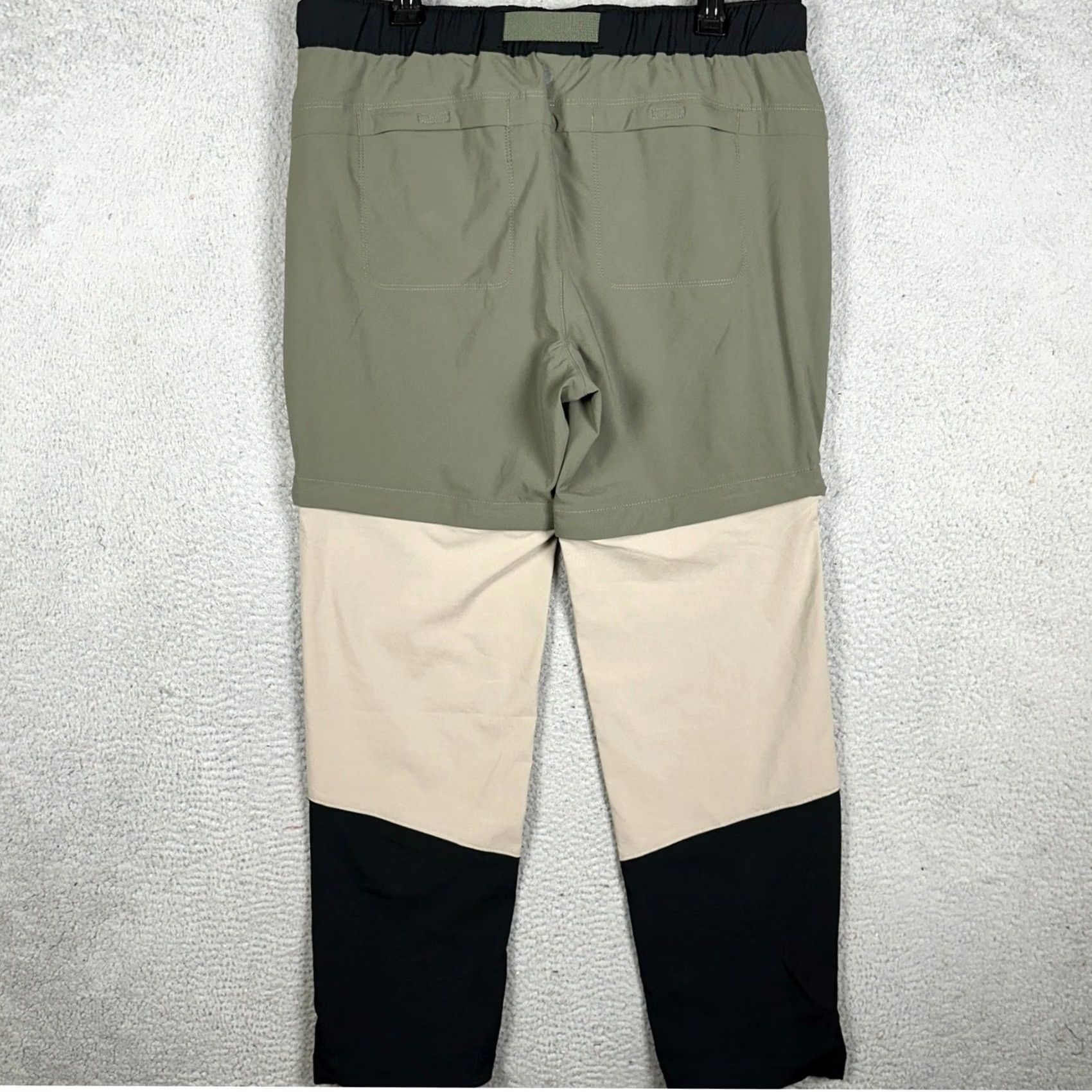 Eddie Bauer Eddie Bauer Pants Women 14 Green Tan Colorblock Hiking Convertible Pockets Travel Outdoors Gyropore? Size 36" / US 14 / IT 50 - 2 Thumbnail