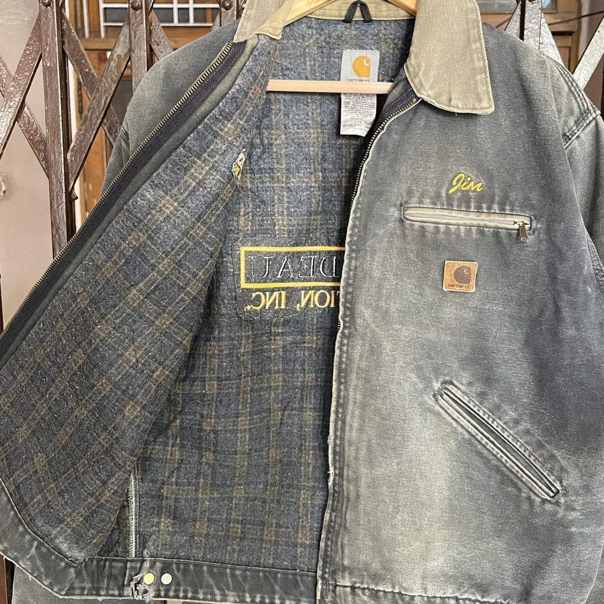 Carhartt Rare💥Vintage Carhartt Faded Detroit Jacket J97 PTL Size US L / EU 52-54 / 3 - 4 Thumbnail