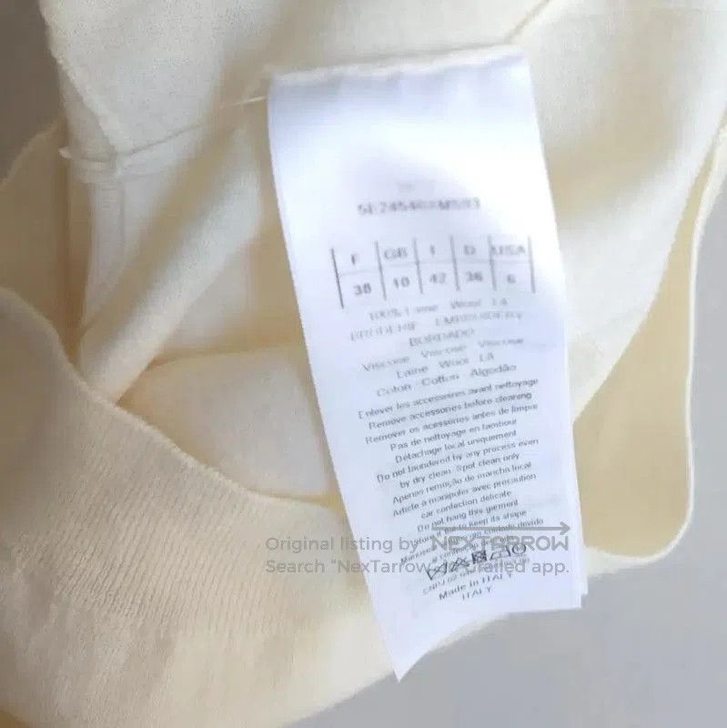 Dior Dior Beige Wool Sleeveless Top for Women . Size XS / US 0-2 / IT 36-38 - 3 Thumbnail