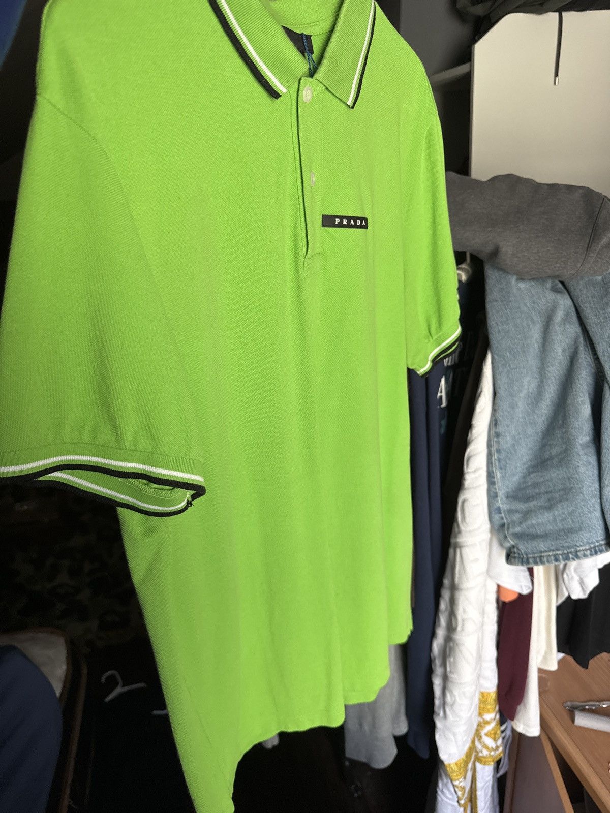 Prada green prada polo Size US XXL / EU 58 / 5 - 5 Thumbnail