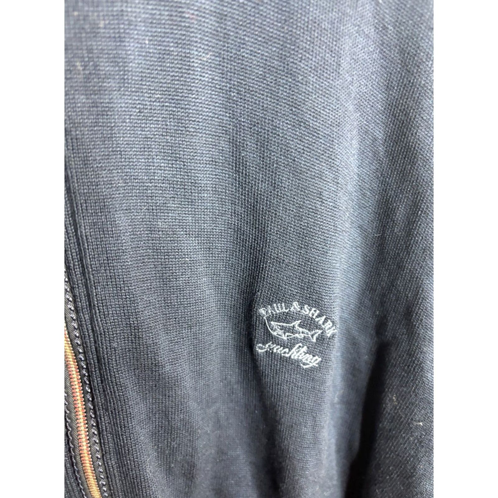 Paul & Shark Paul & Shark Yachting Sweater XL Blue Cotton Knit 1/4 Zip Pullover Embroidered Logo Navy Nautical Classic Wool? Size US XL / EU 56 / 4 - 2 Thumbnail