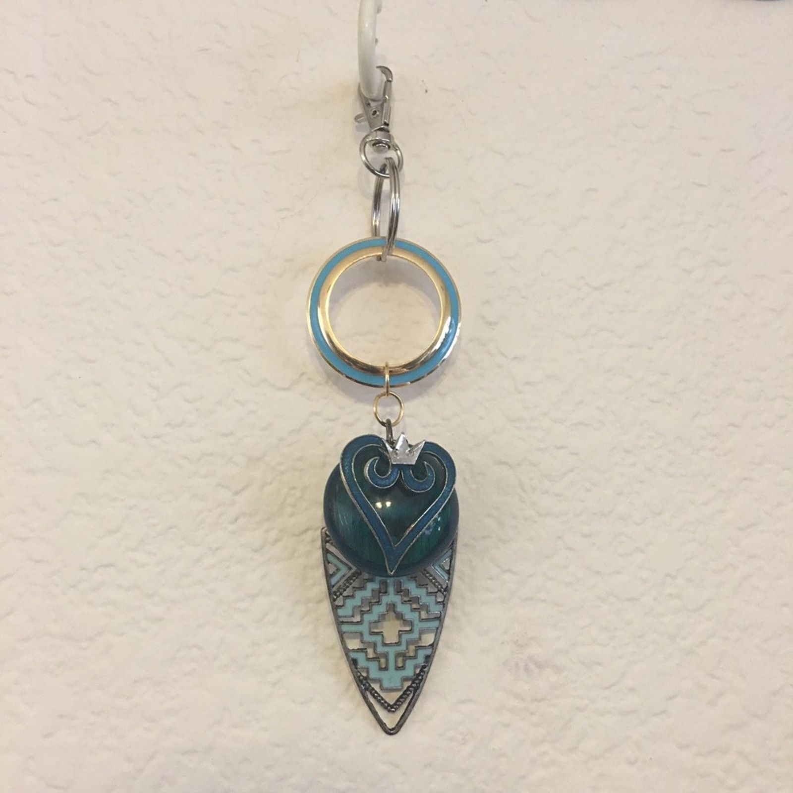 Vintage Vintage repurpose salvaged estate gem keychain Size ONE SIZE - 1 Thumbnail