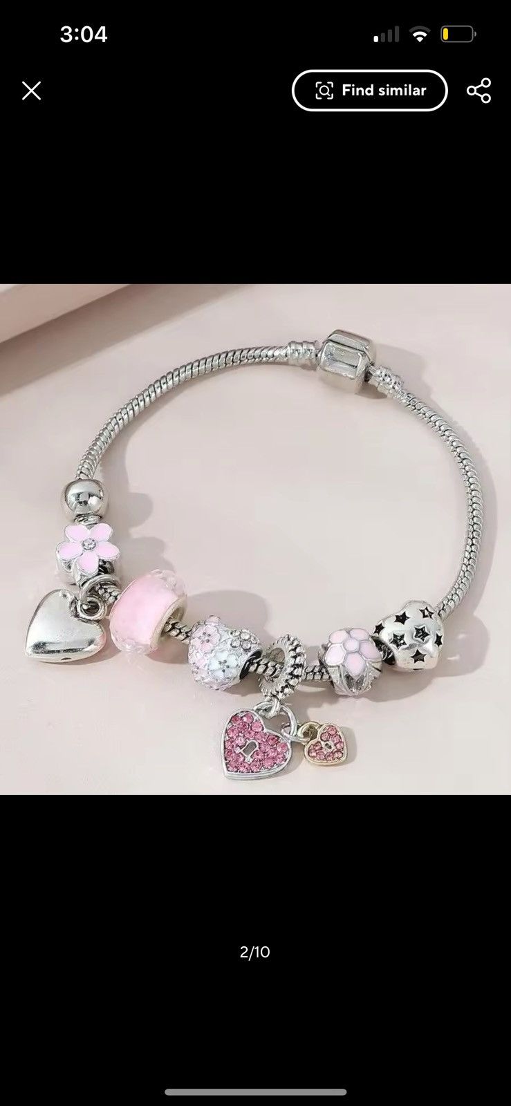 Designer Charm Bracelet Size ONE SIZE - 2 Thumbnail