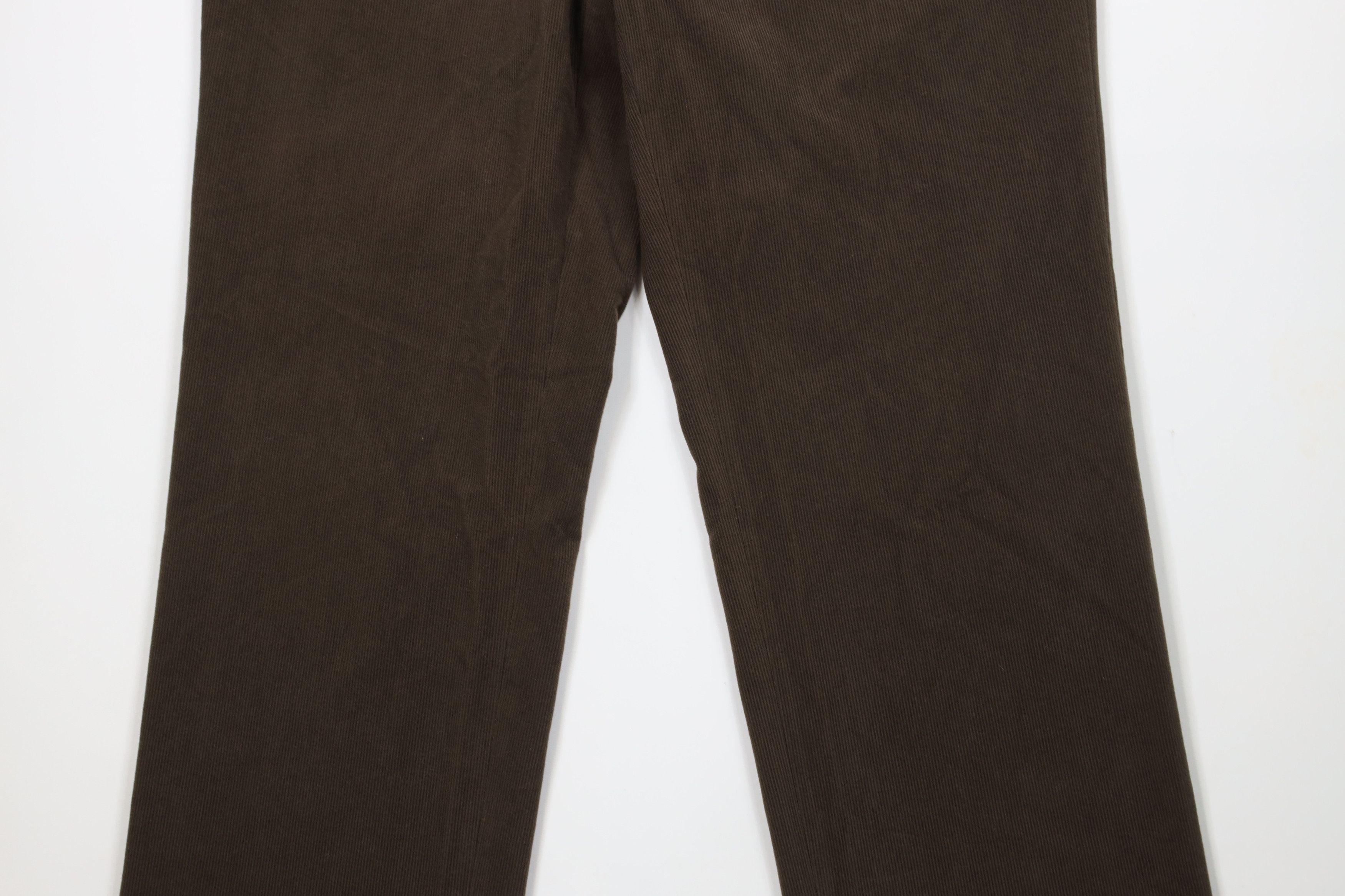 Vintage Vintage 90s Streetwear Wide Leg Corduroy Chino Pants Brown Size US 36 / EU 52 - 3 Thumbnail