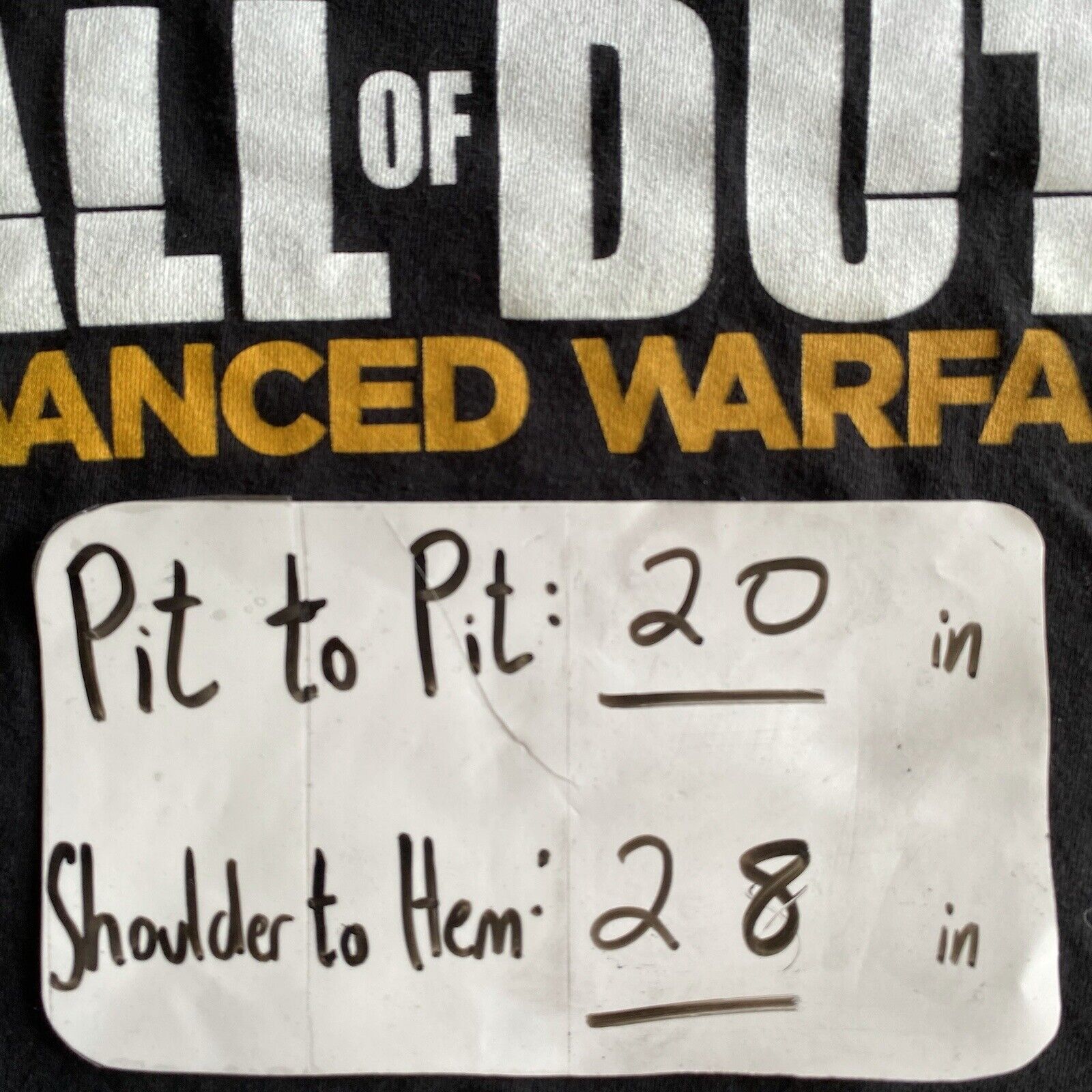 Other Call Of Duty Advanced Warfare Medium Black Graphic T Shirt Size US M / EU 48-50 / 2 - 9 Thumbnail