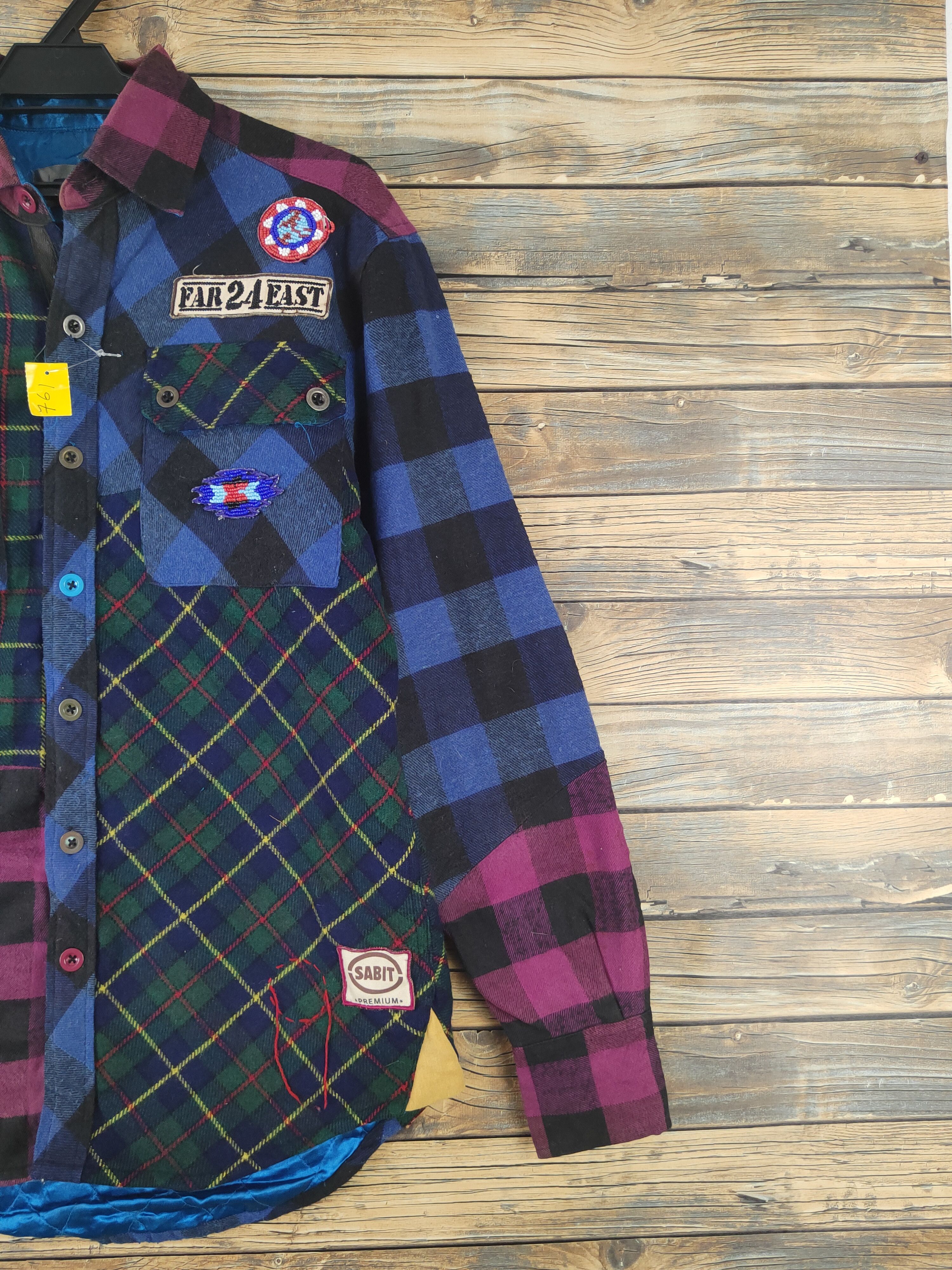Japanese Brand DL Sabit patchwork japan vintage jacket #761 Size US S / EU 44-46 / 1 - 8 Thumbnail