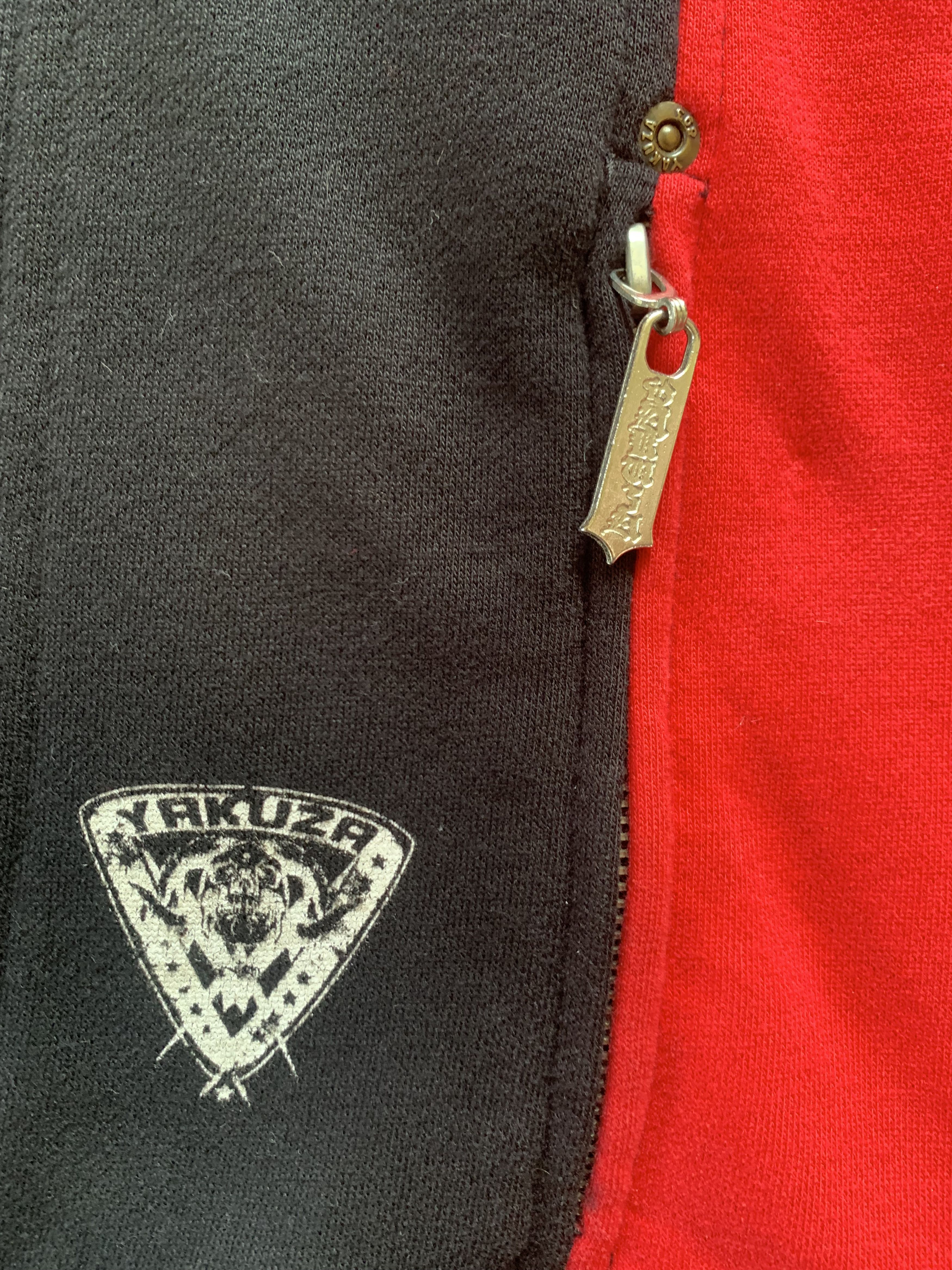 Japanese Brand Yakuza Vintage Black Printed Hoodie Size US XXL / EU 58 / 5 - 6 Thumbnail