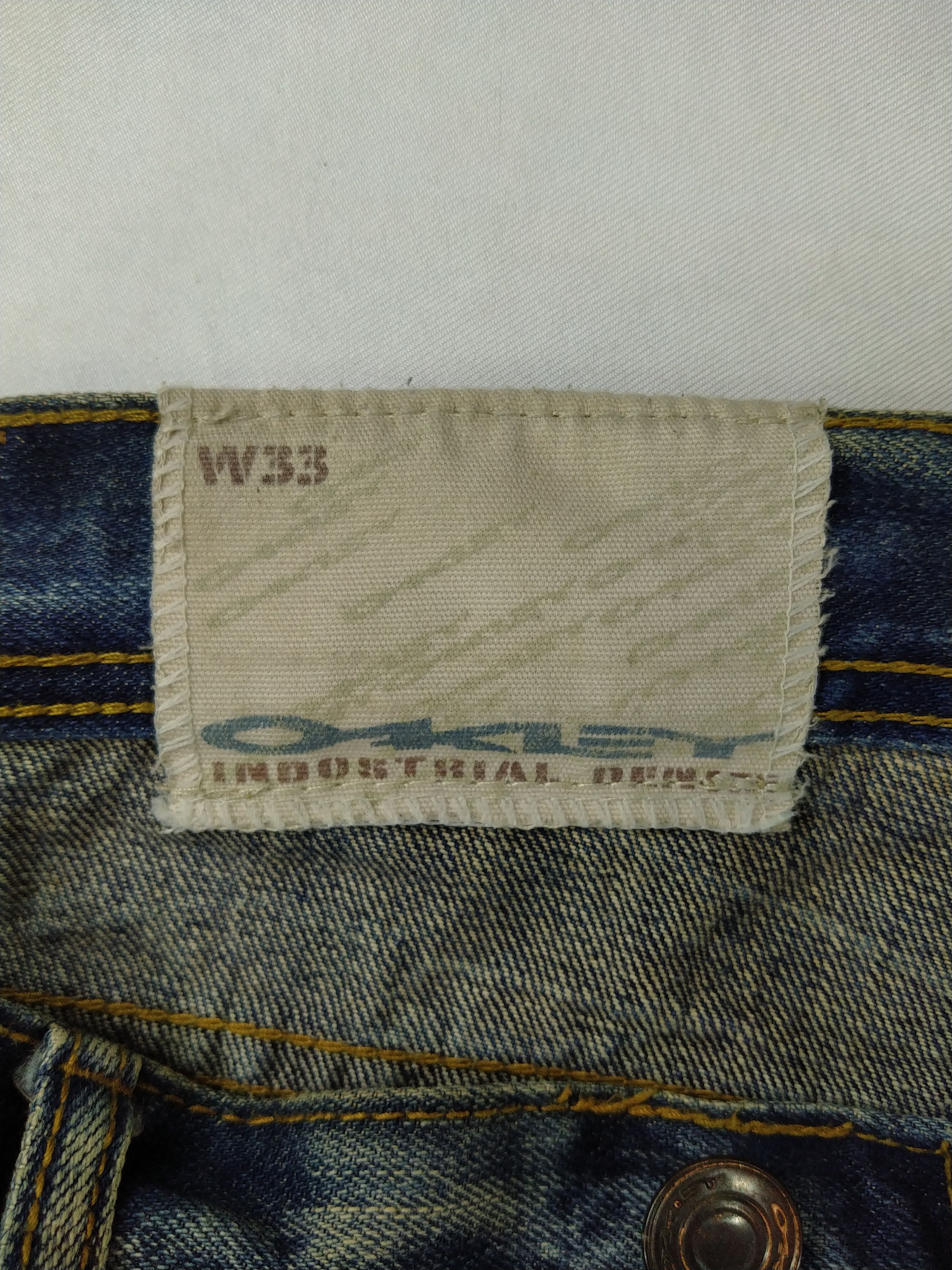 Oakley Oakley Patch Industrial Distressed Denim 34x32 -JN104 Size US 34 / EU 50 - 9 Thumbnail