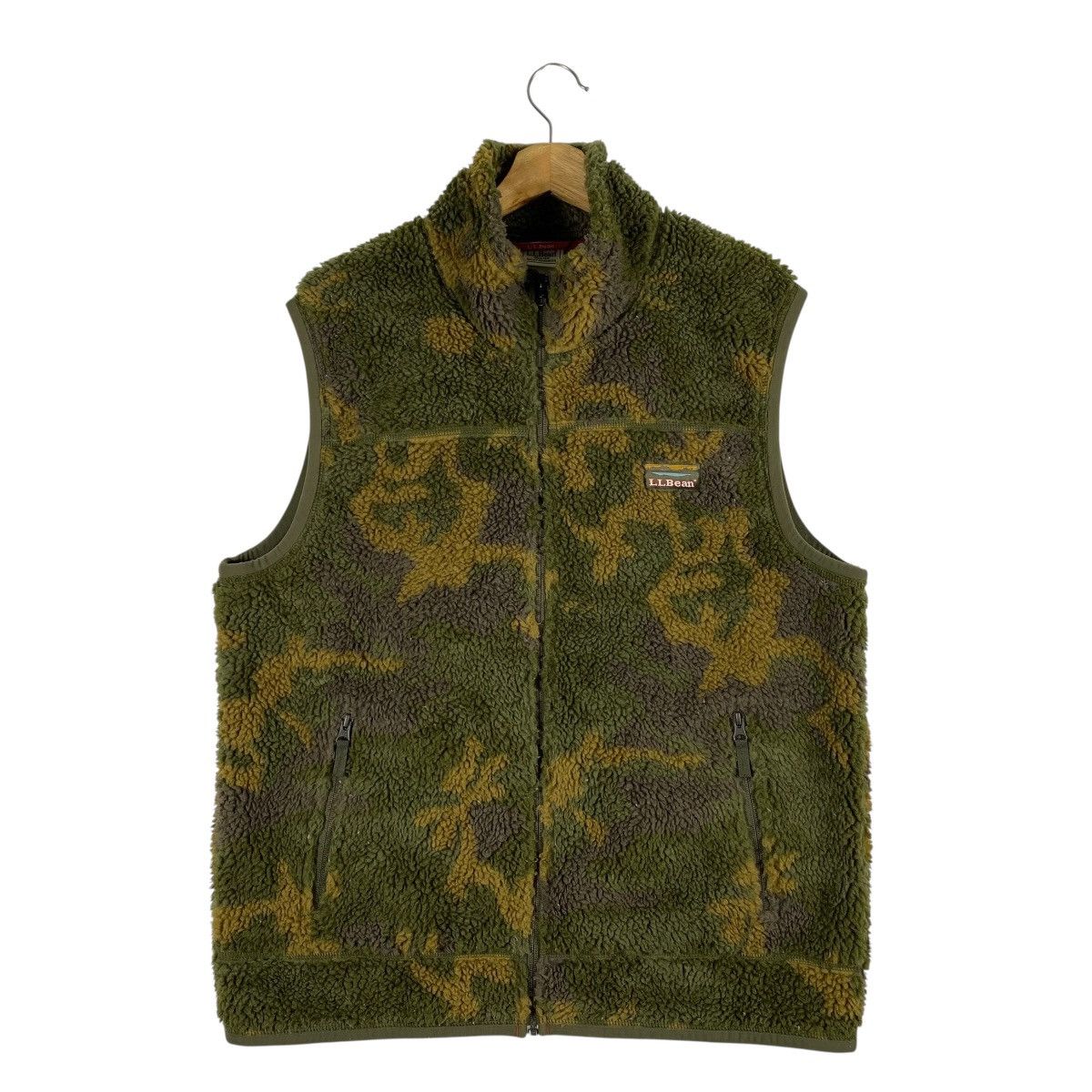 L.L. Bean LL Bean Fleece Camo Zipper Vest L Size Size L / US 10 / IT 46 - 2 Thumbnail