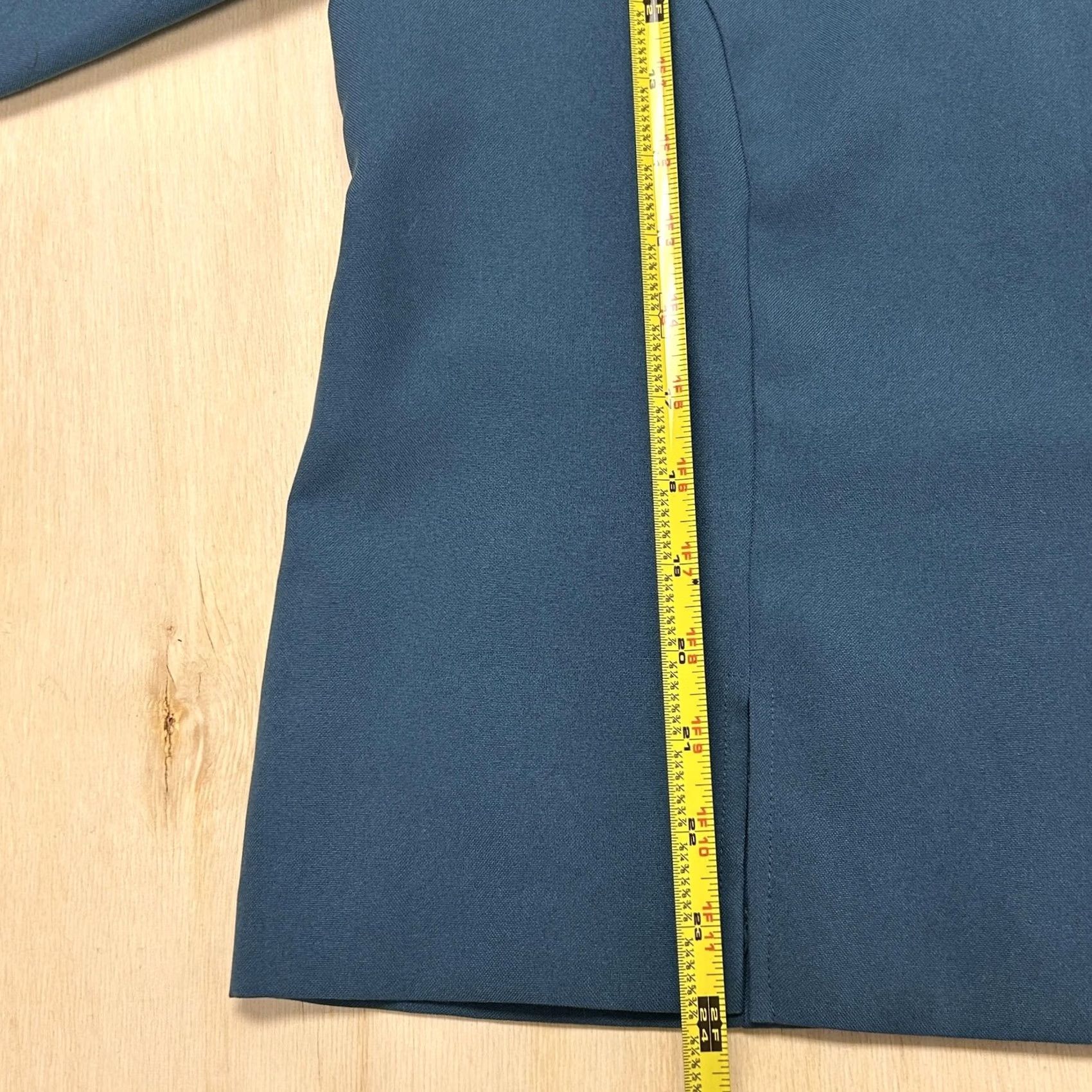 Blair Blair Blazer Womens 16P Blue Polyester Crepe Collared Single Breasted Jacket Size XXL / US 16-18 / IT 52-54 - 5 Thumbnail