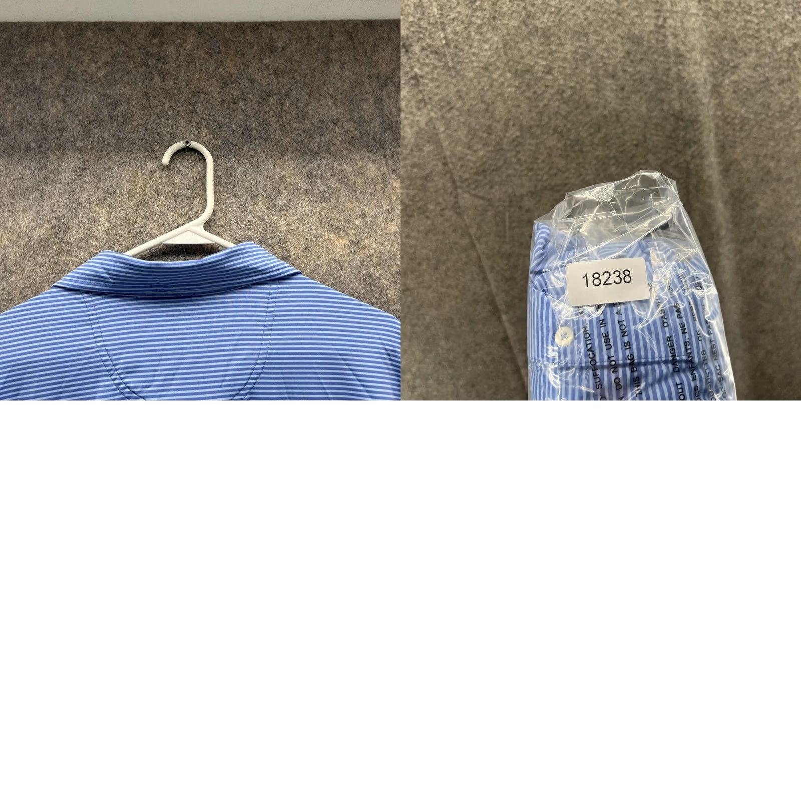 Vintage Fairway & Greene Polo Shirt Men XXL Blue Striped Subtle Logo Short Sleeve Button Collar Polo Golf Shirt Size US XXL / EU 58 / 5 - 9 Thumbnail