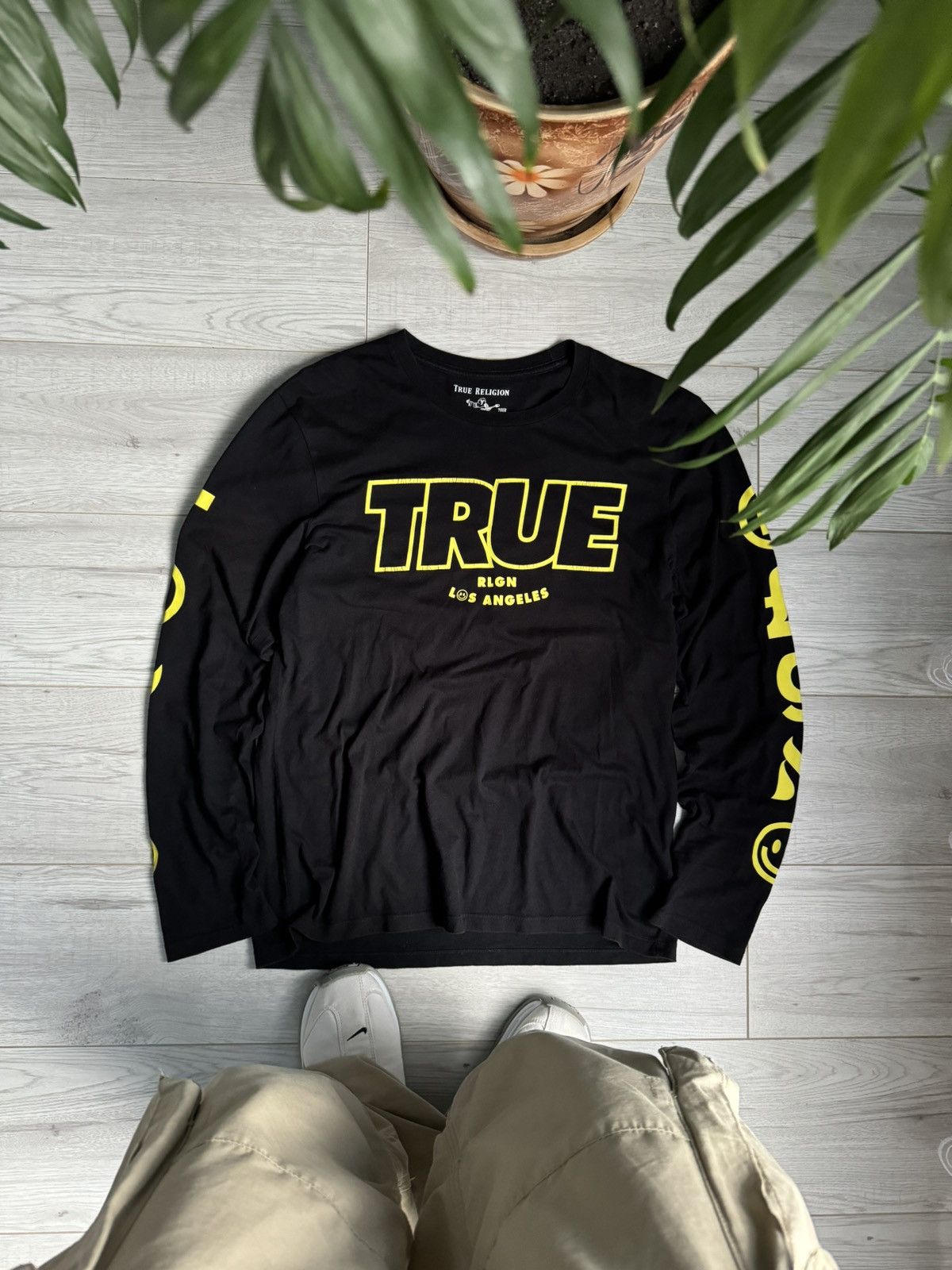 True Religion × Vintage Vintage Long Sleeve T-Shirt True Religion Los Angeles Tour Size US M / EU 48-50 / 2 - 1 Thumbnail