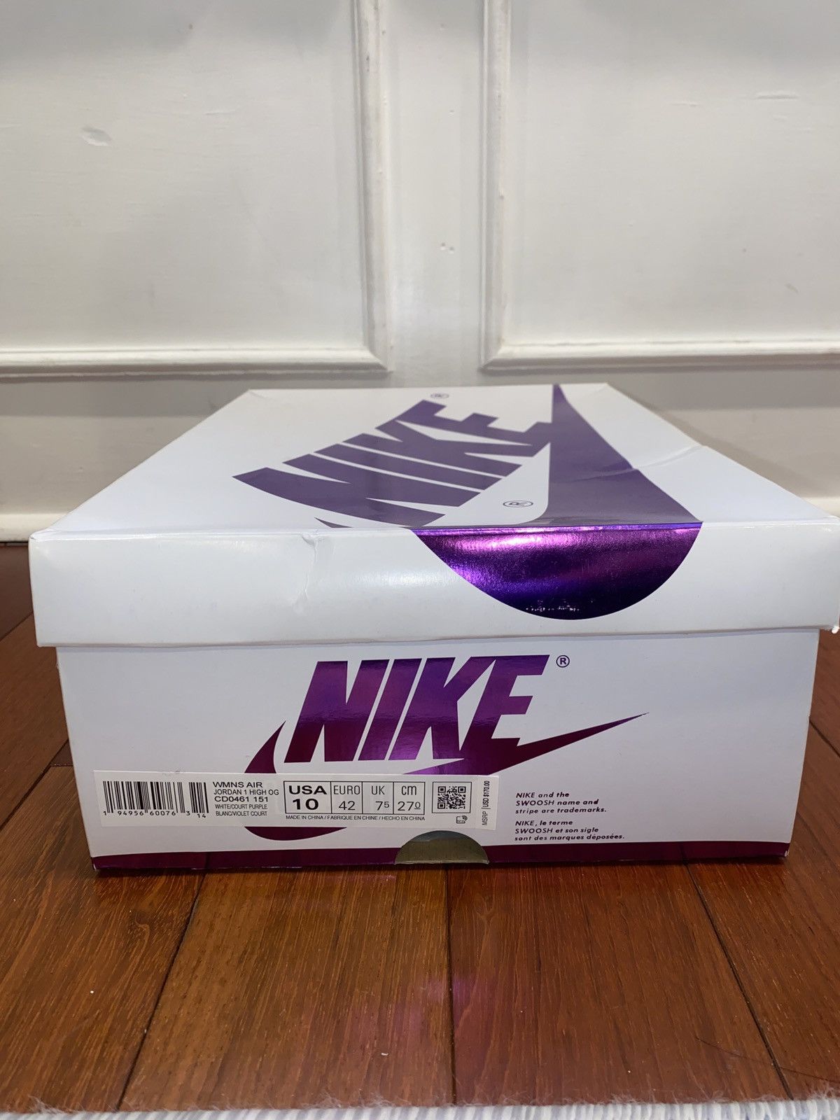 Jordan Brand × Nike Jordan 1 Retro High “Court Purple” Size US 9 / EU 42 - 8 Thumbnail