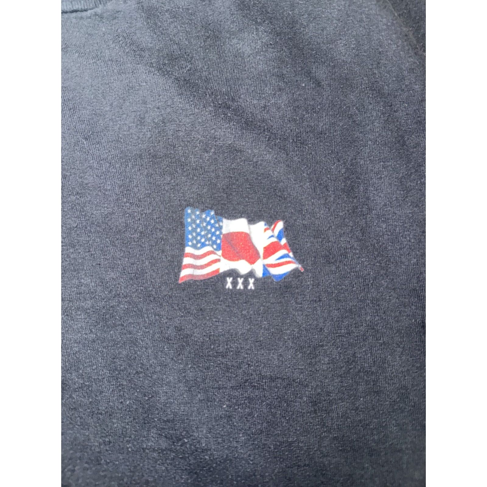 Vintage VINTAGE 10.Deep T-Shirt Black USA Flag Logo Men’s 2XL Made in USA Y2K Streetwear Shirt Mens 2XL Black USA Flag Graphic Tee Size US XXL / EU 58 / 5 - 4 Thumbnail