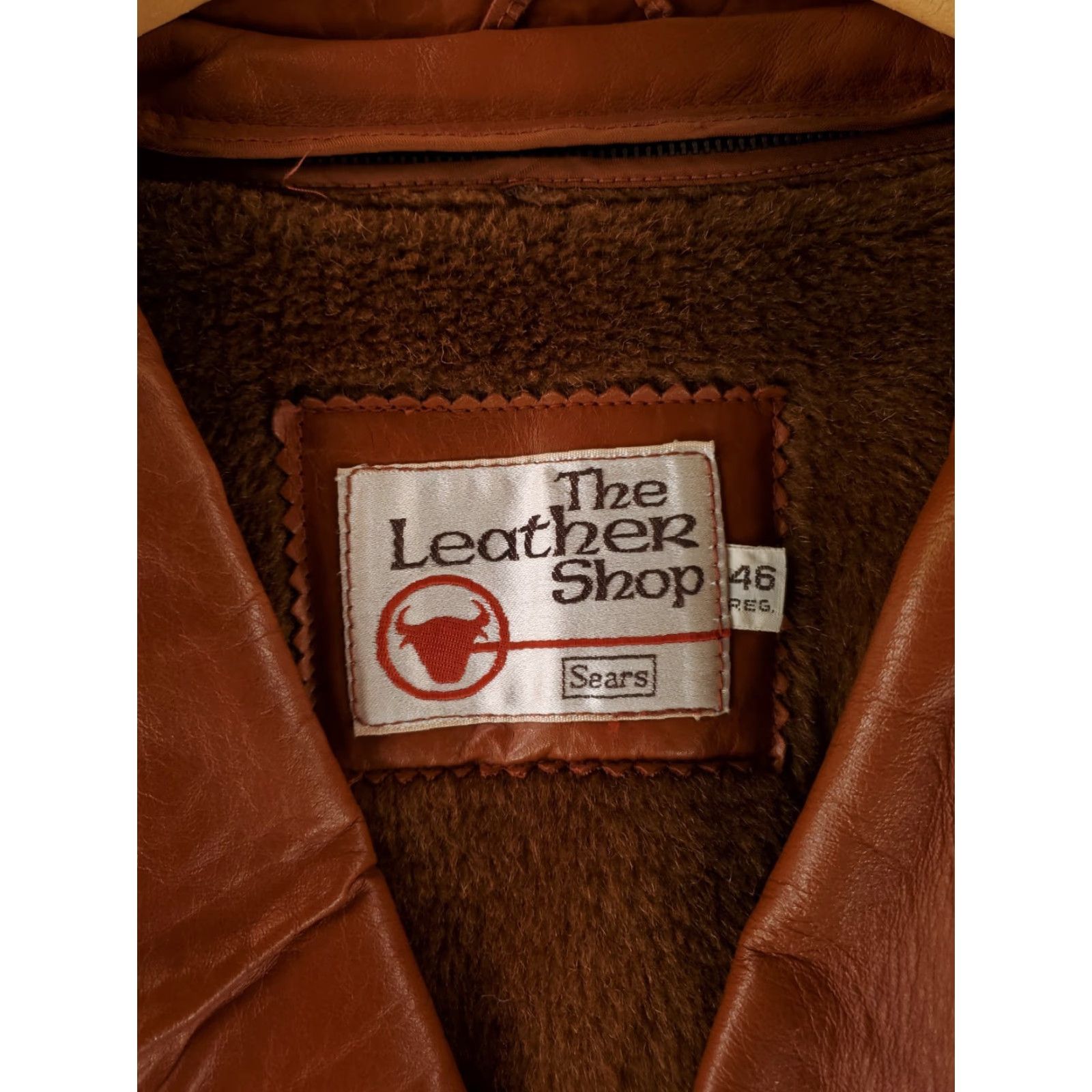 Sears VINTAGE Sears Leather Shop VTG 70s Leather Jacket Car Coat Brown Mens 46 Reg Jacket Mens Brown 46 Reg Size US S / EU 44-46 / 1 - 3 Thumbnail